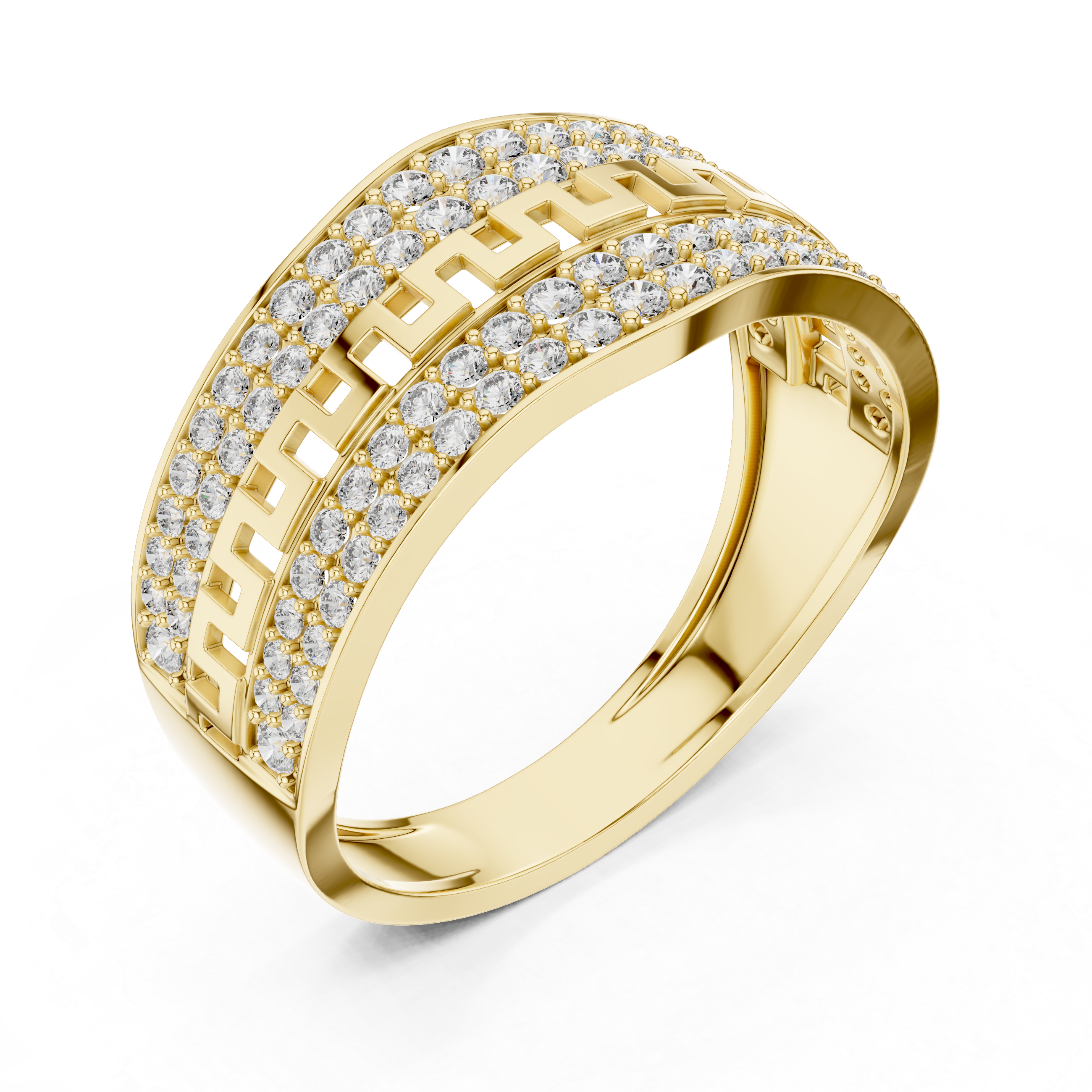 KM0209 Yellow Gold View 2