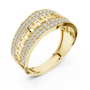 KM0209 Yellow Gold View 2