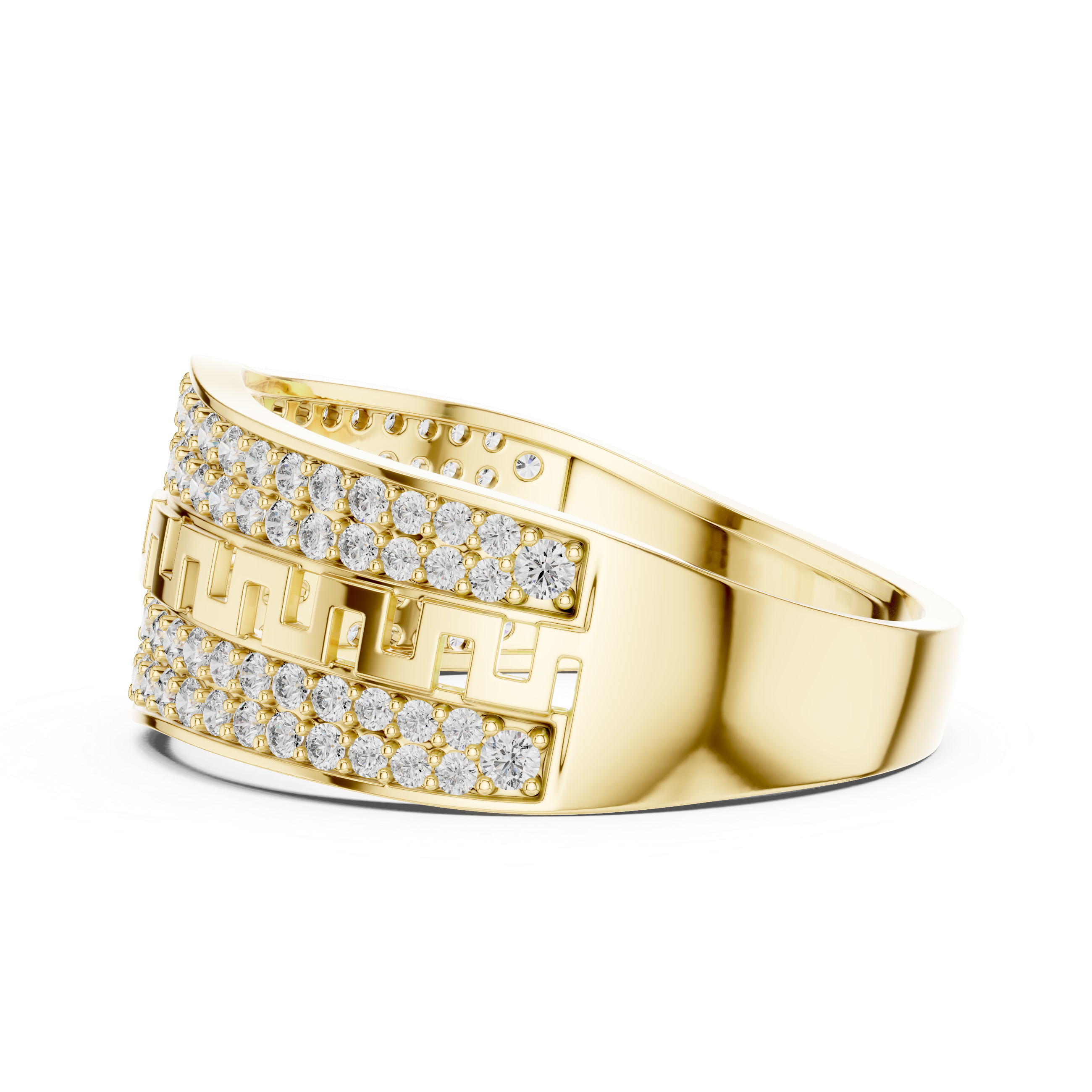 KM0209 Yellow Gold View 3