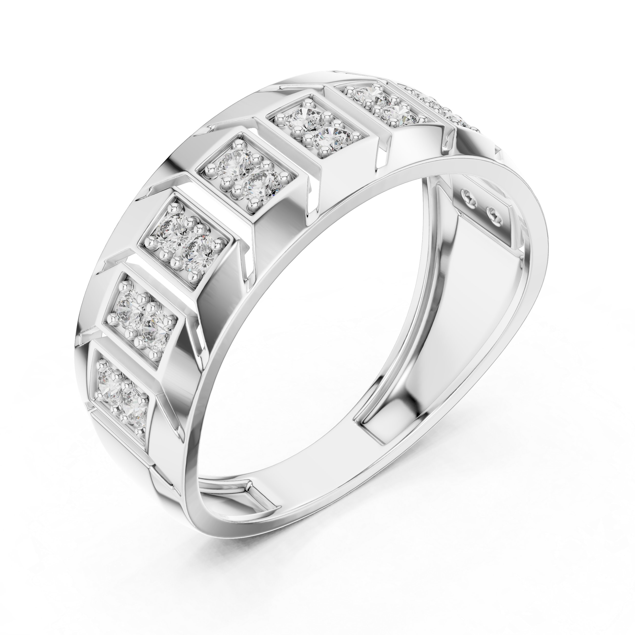 KM0210 White Gold View 2