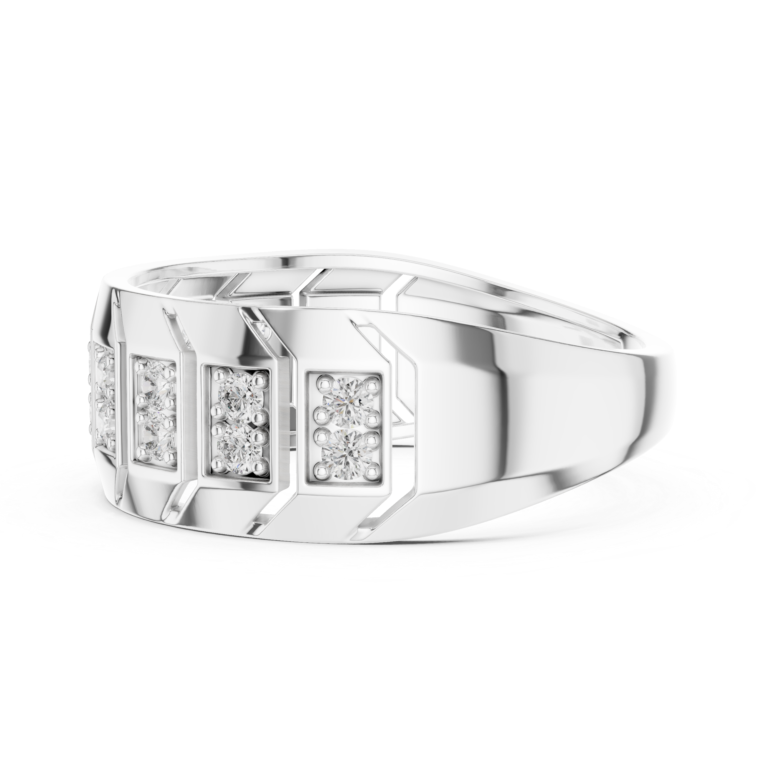 KM0210 White Gold View 3