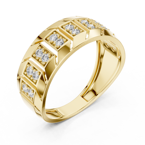 KM0210 Yellow Gold View 2