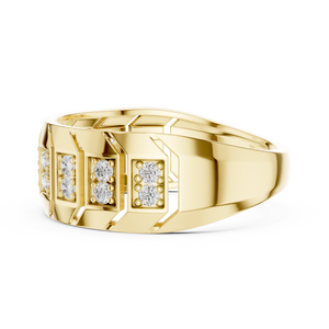 KM0210 Yellow Gold View 3