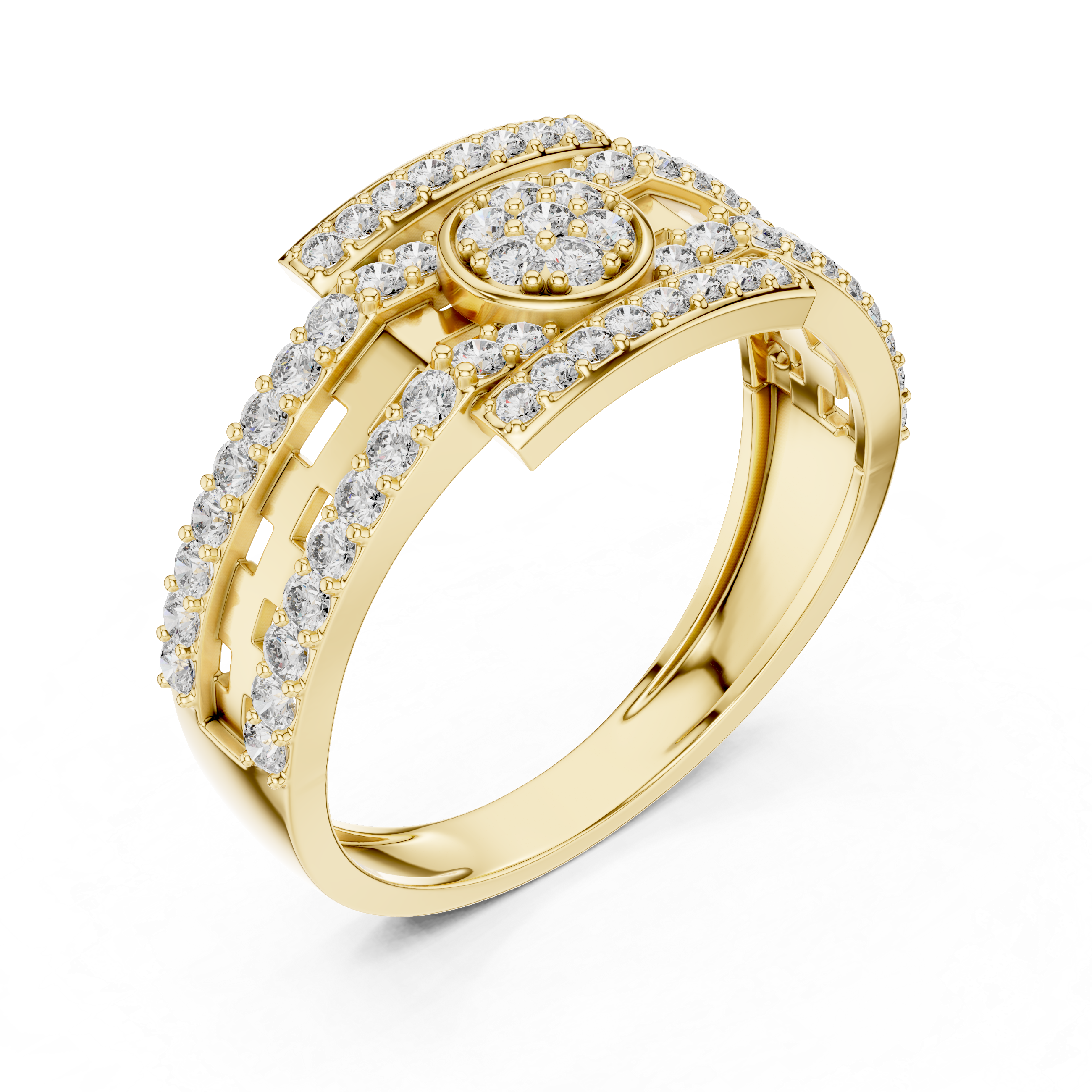 KM0211 Yellow Gold View 2