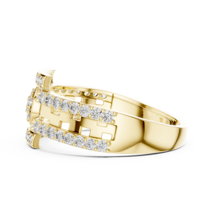 KM0211 Yellow Gold View 3