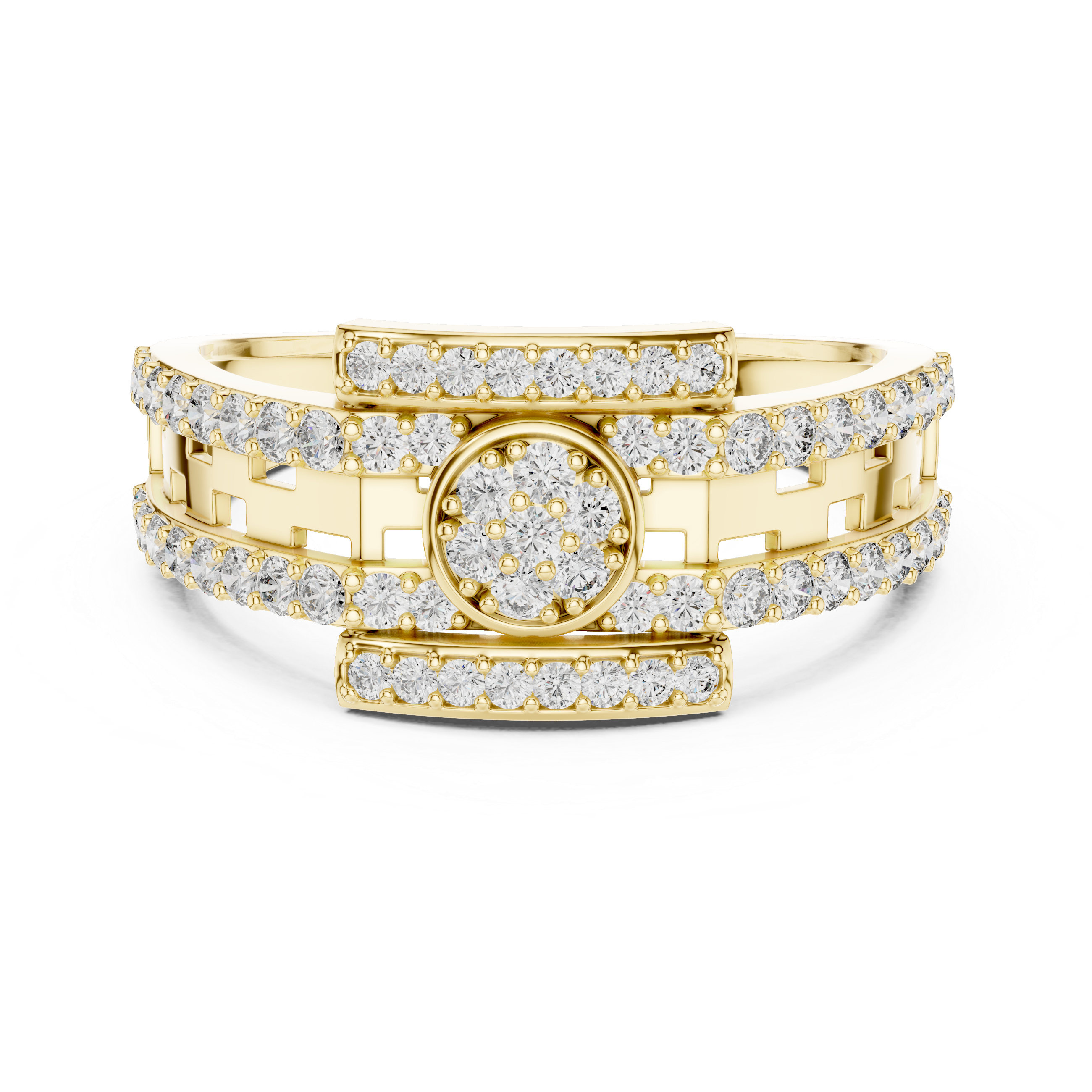 KM0211 Yellow Gold View 4