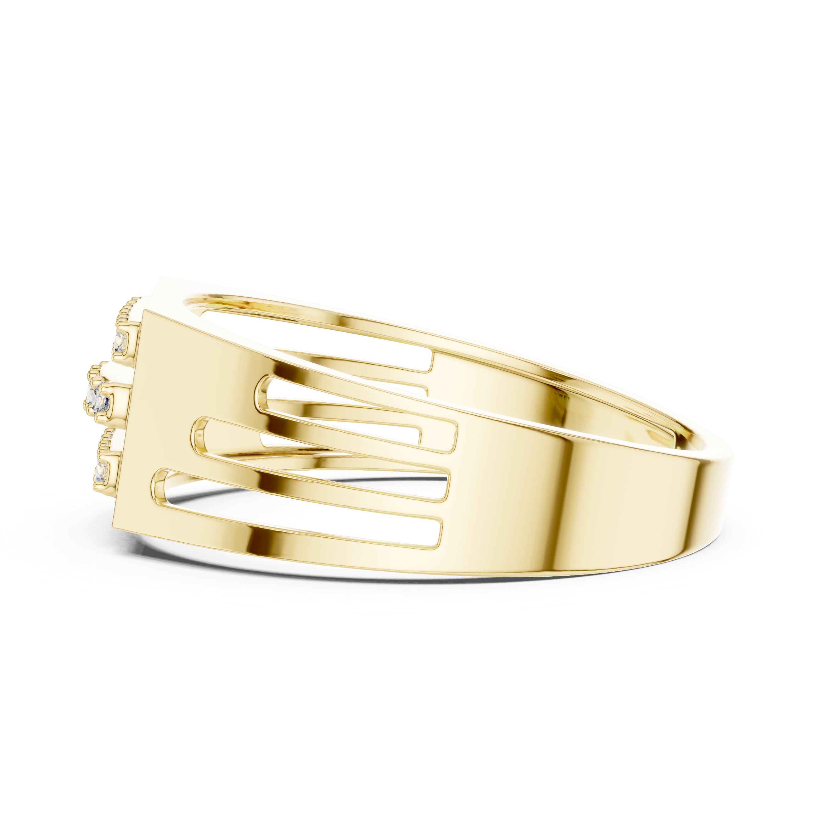 KM0212 Yellow Gold View 3