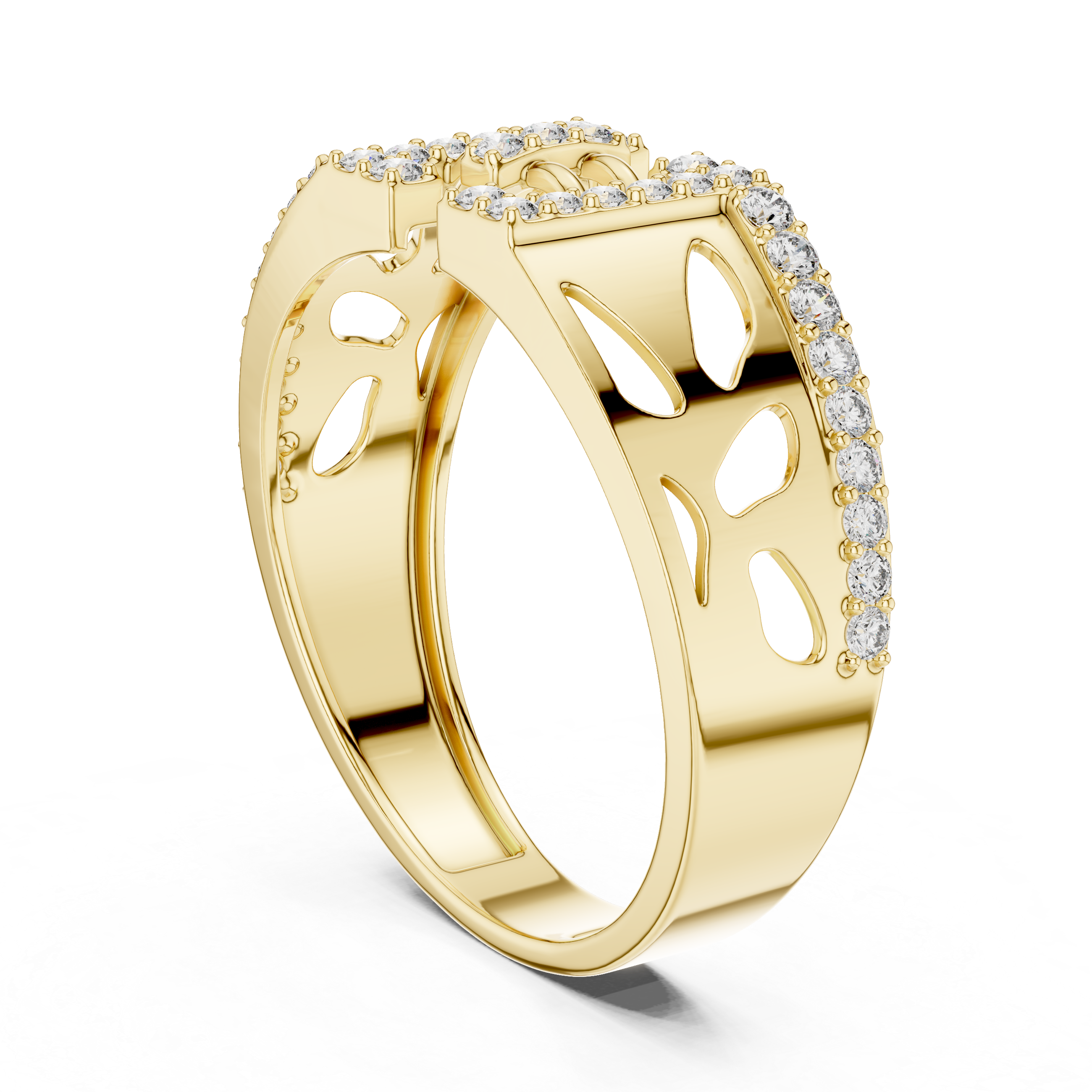 KM0213 Yellow Gold View 1