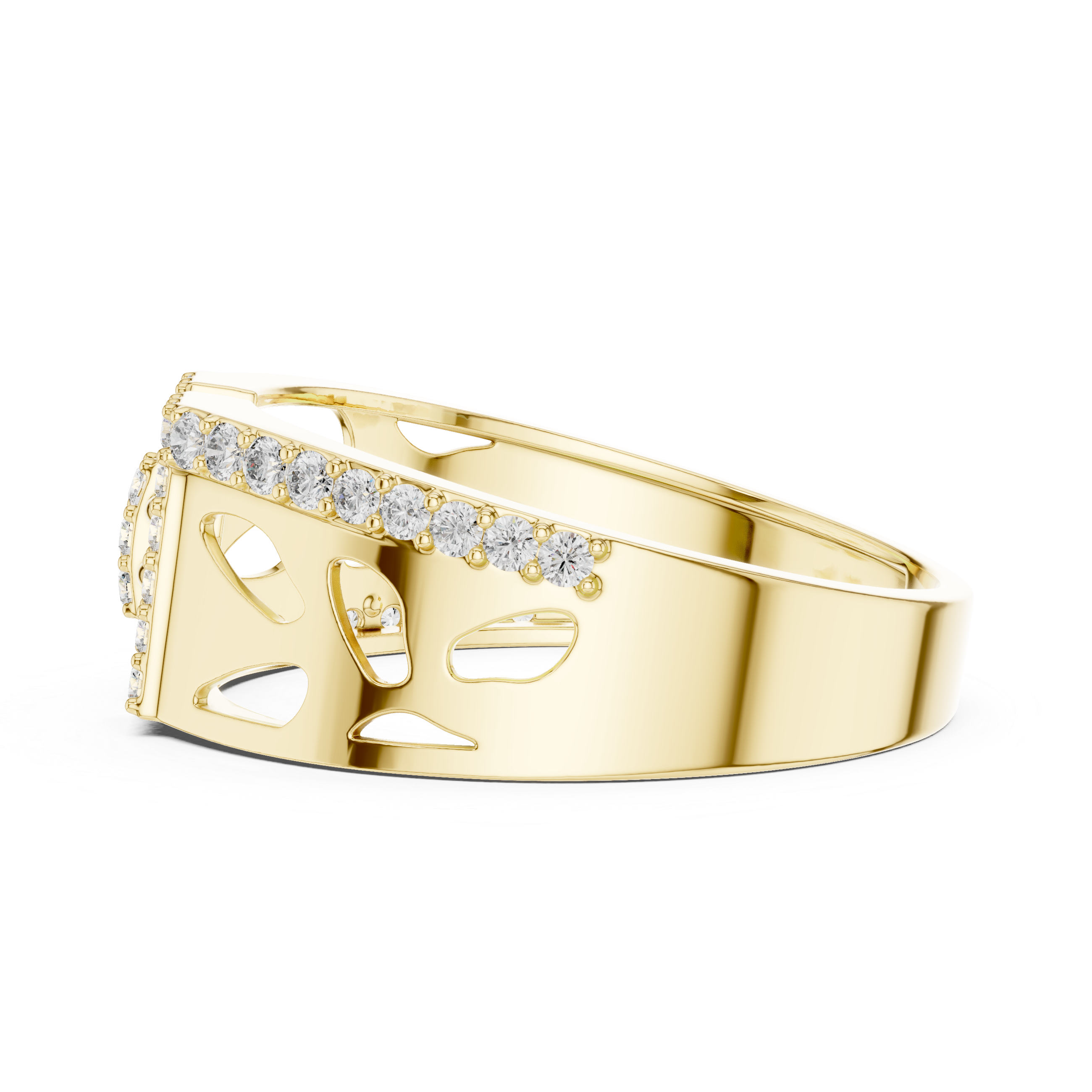 KM0213 Yellow Gold View 3