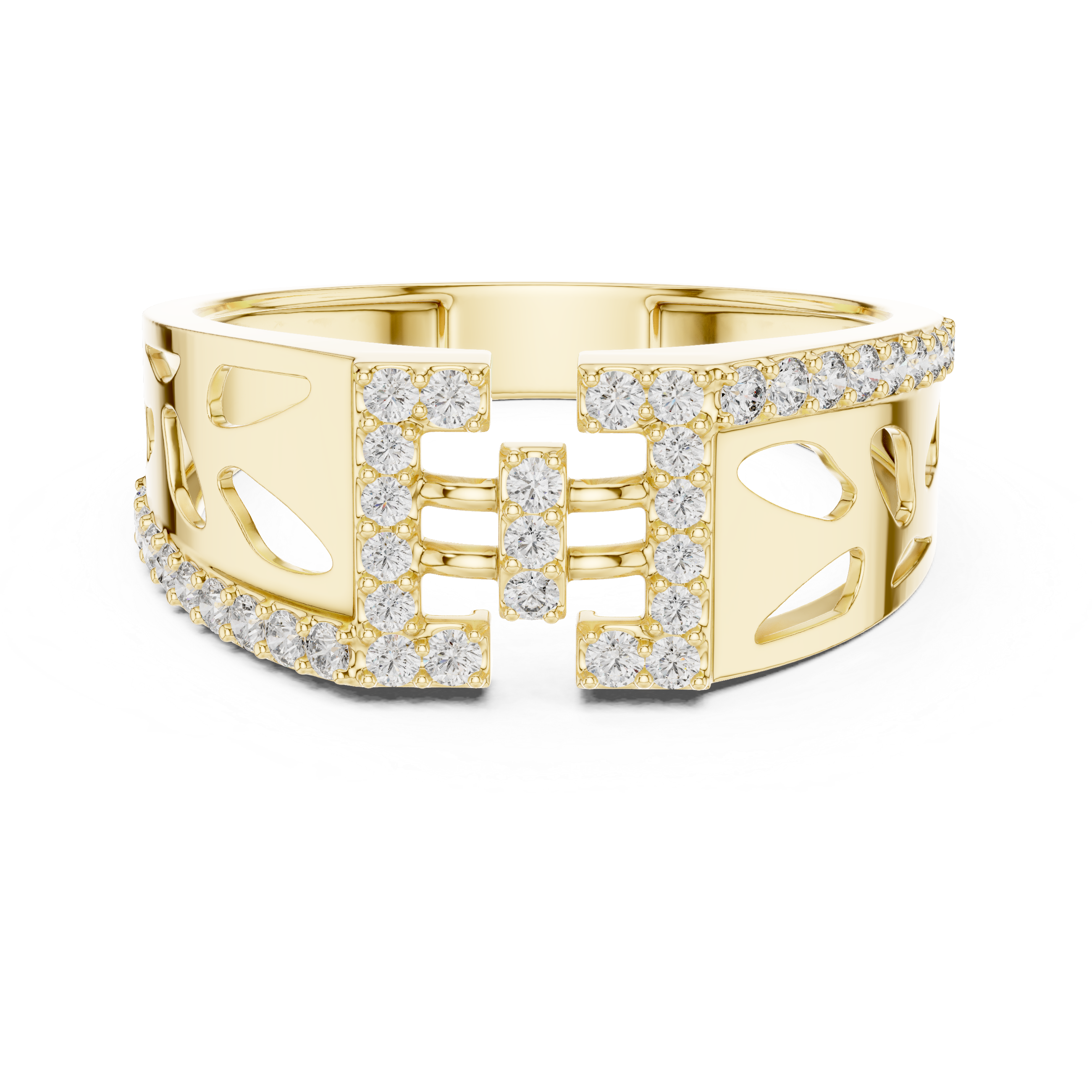 KM0213 Yellow Gold View 4