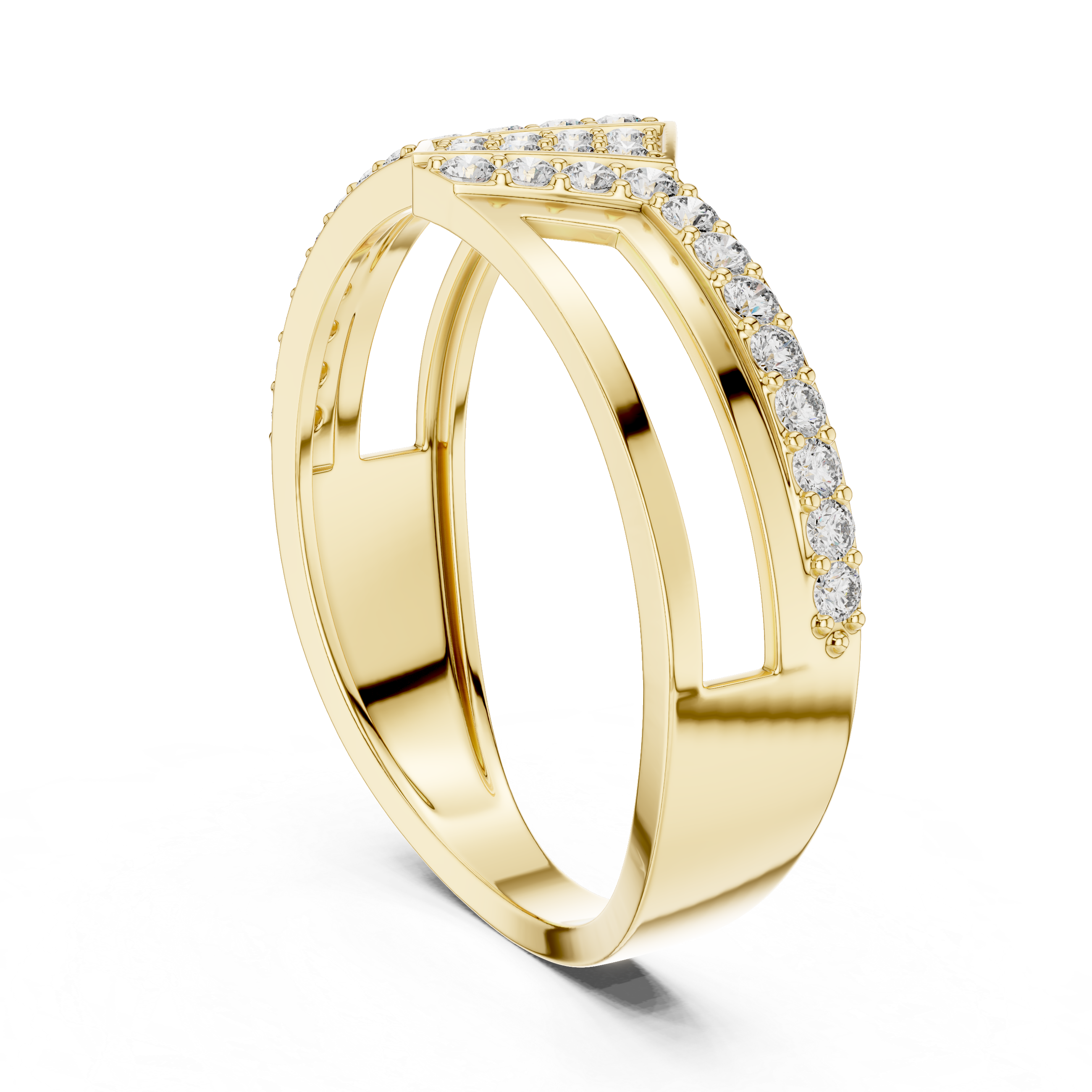 KM0214 Yellow Gold View 1