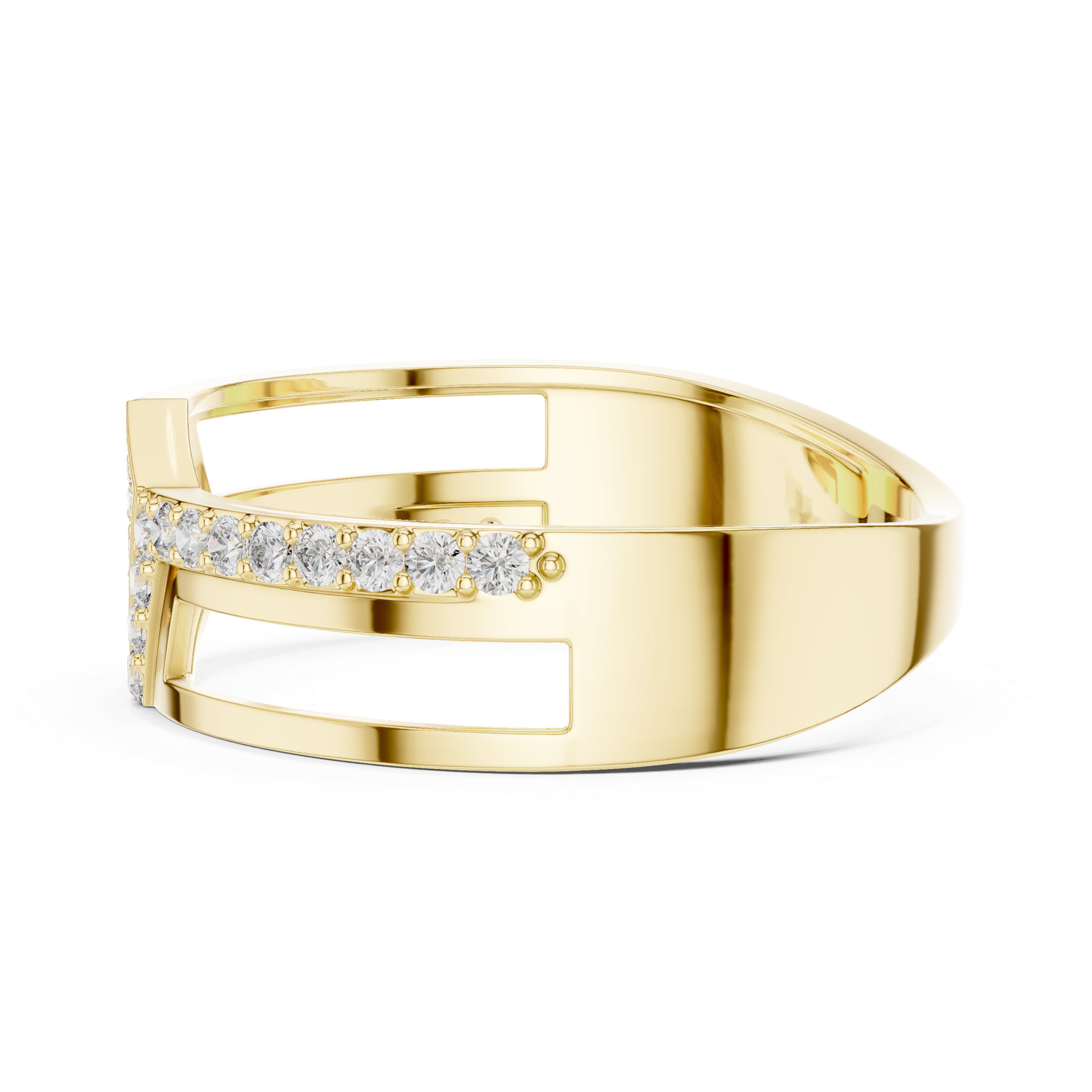 KM0214 Yellow Gold View 3