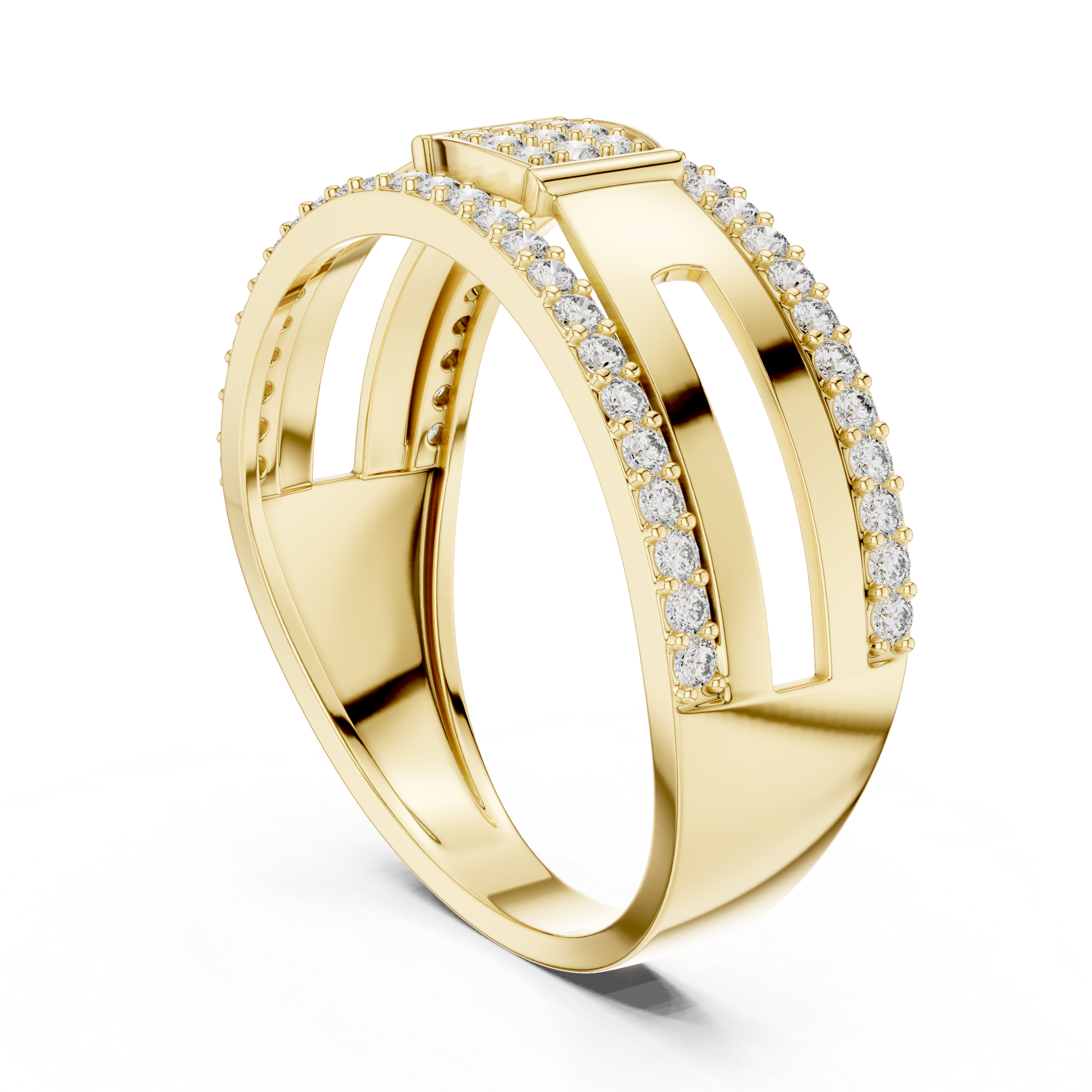 KM0215 Yellow Gold View 1