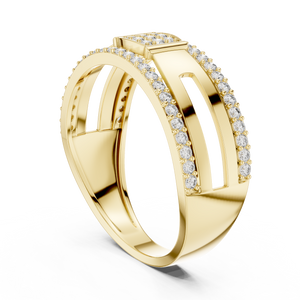 KM0215 Yellow Gold View 1