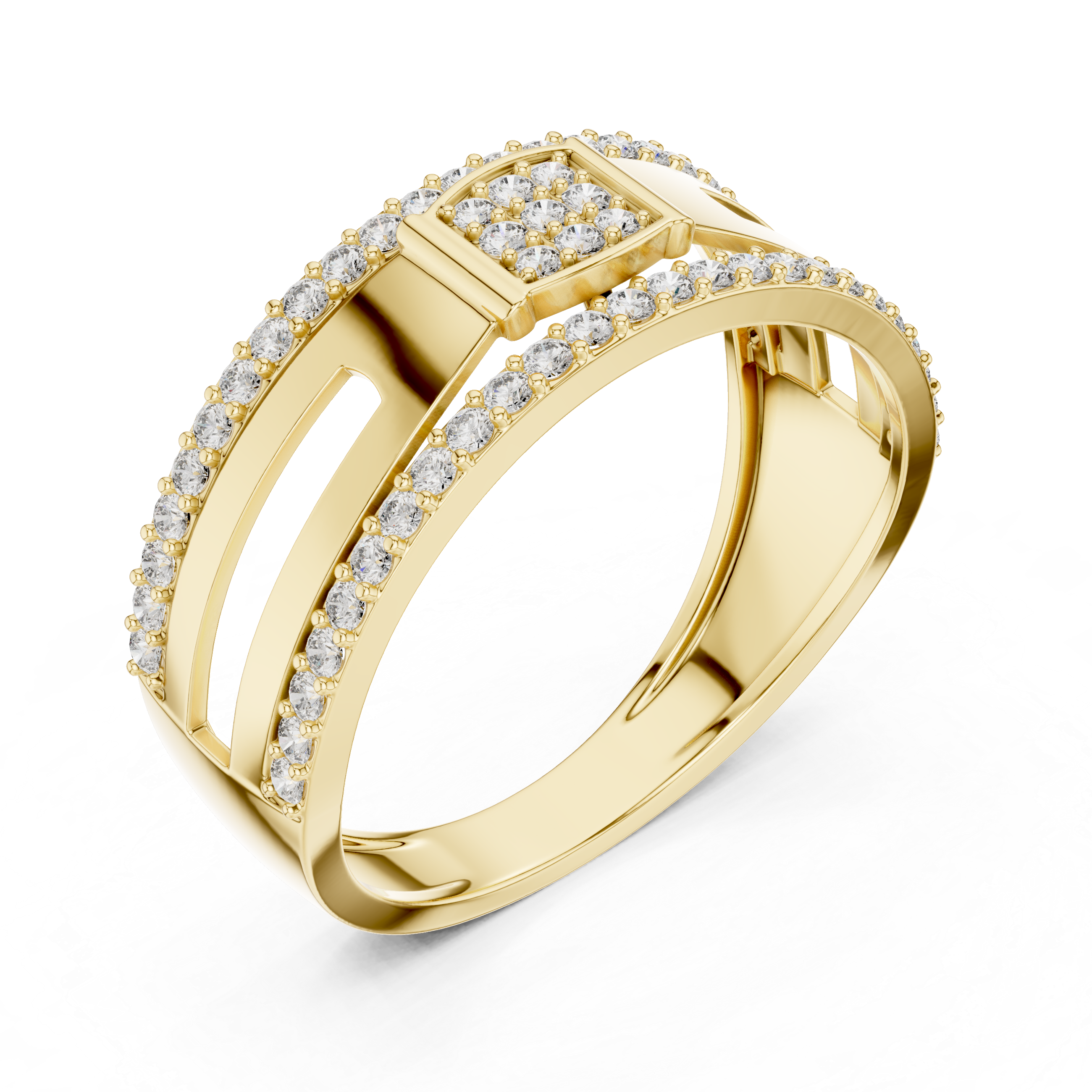 KM0215 Yellow Gold View 2