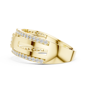 KM0215 Yellow Gold View 3