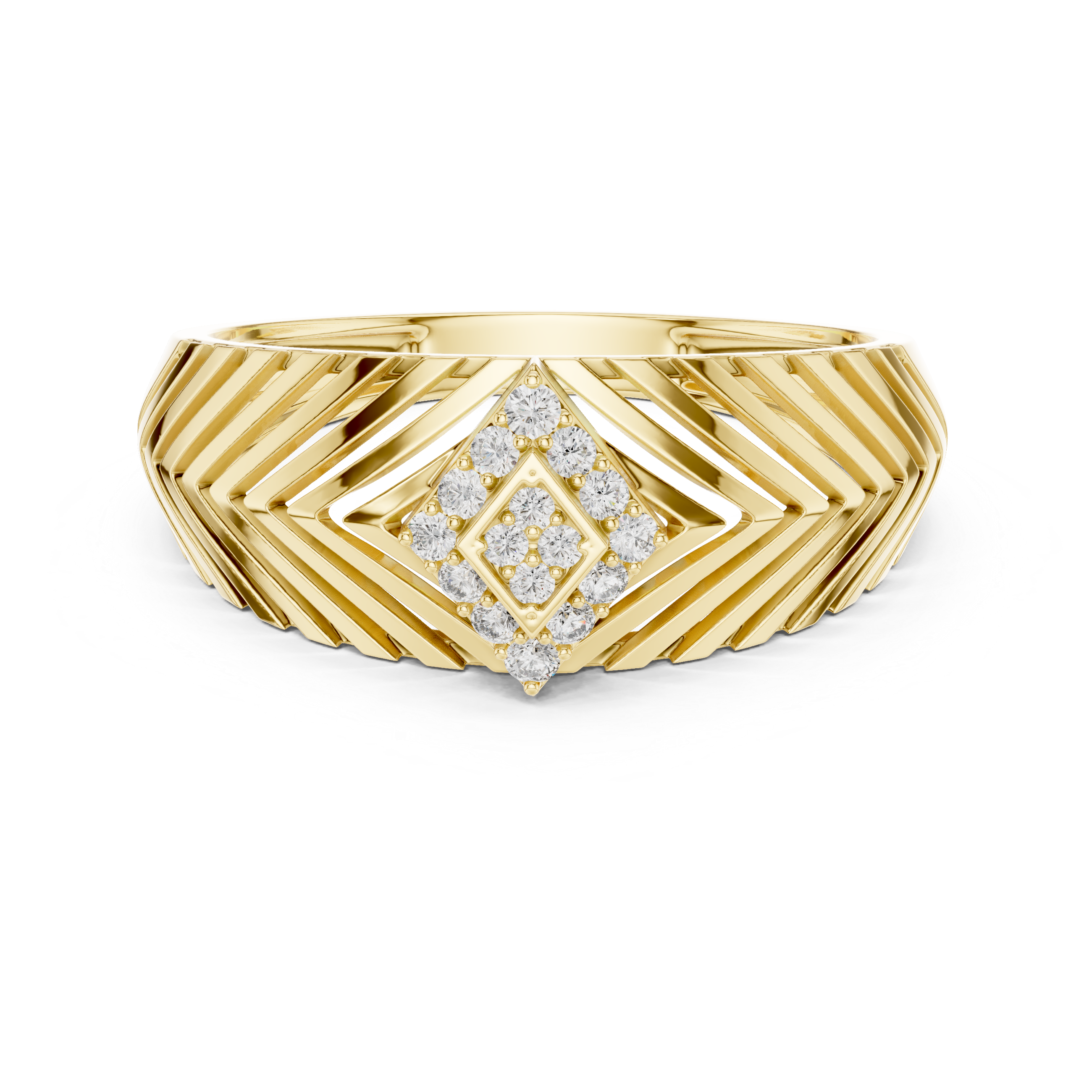 KM0216 Yellow Gold View 4