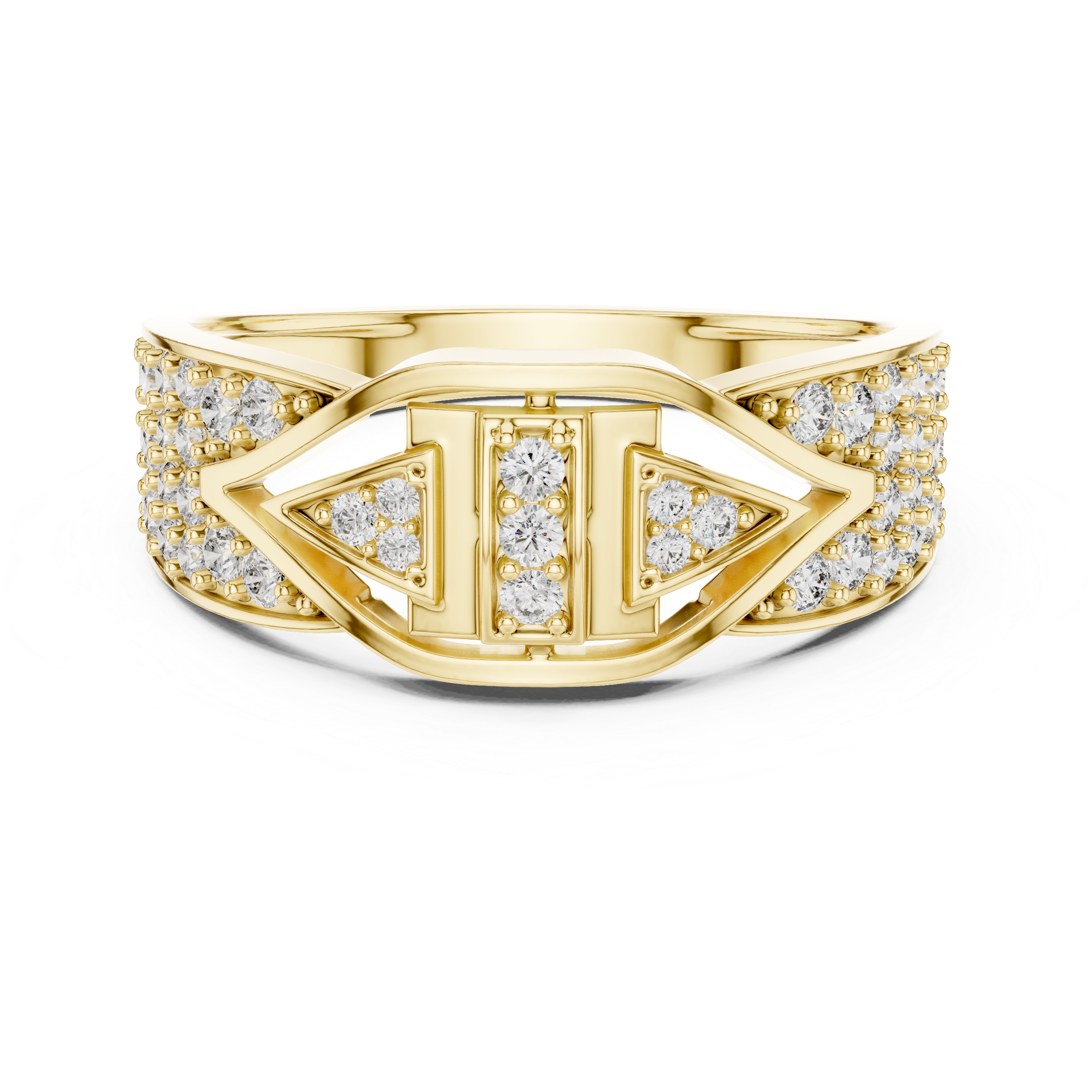 KM0217 Yellow Gold View 4
