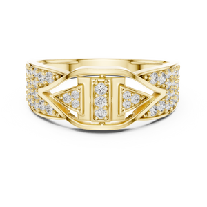 KM0217 Yellow Gold View 4