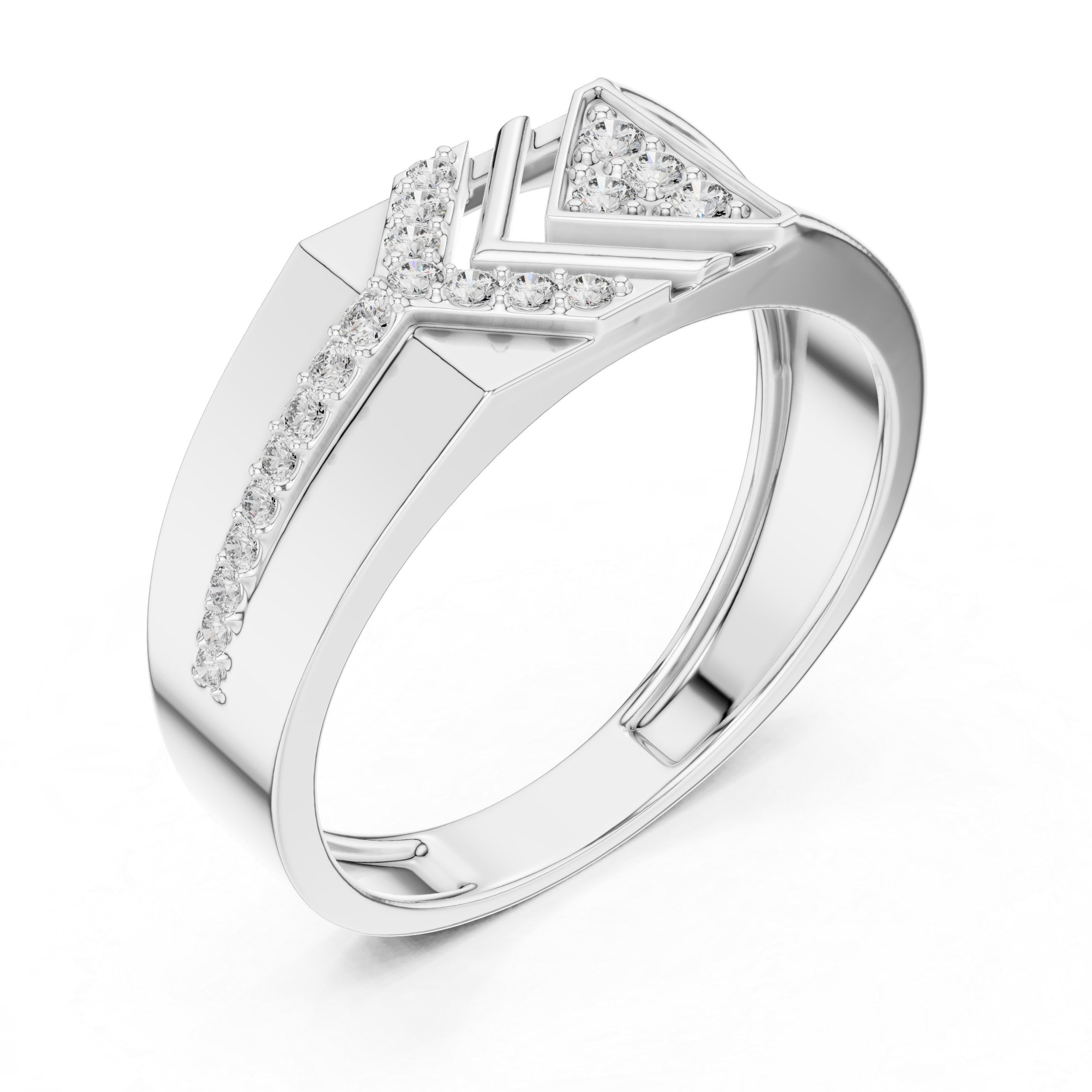 KM0219 White Gold View 2
