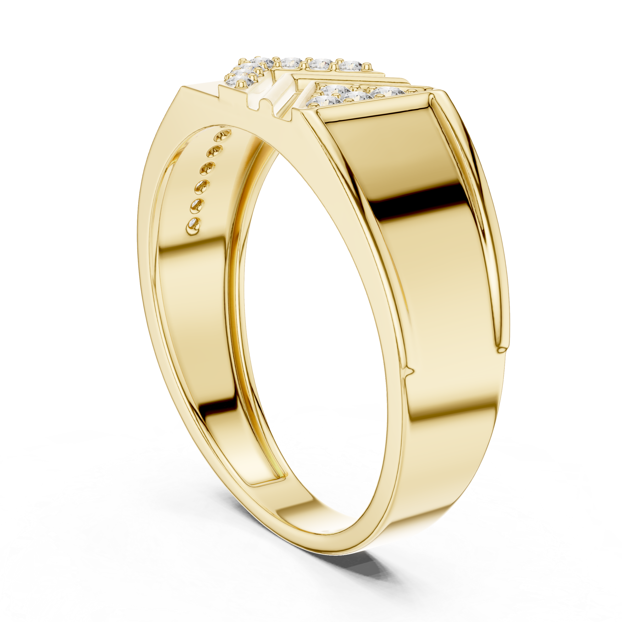 KM0219 Yellow Gold View 1