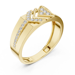 KM0219 Yellow Gold View 2