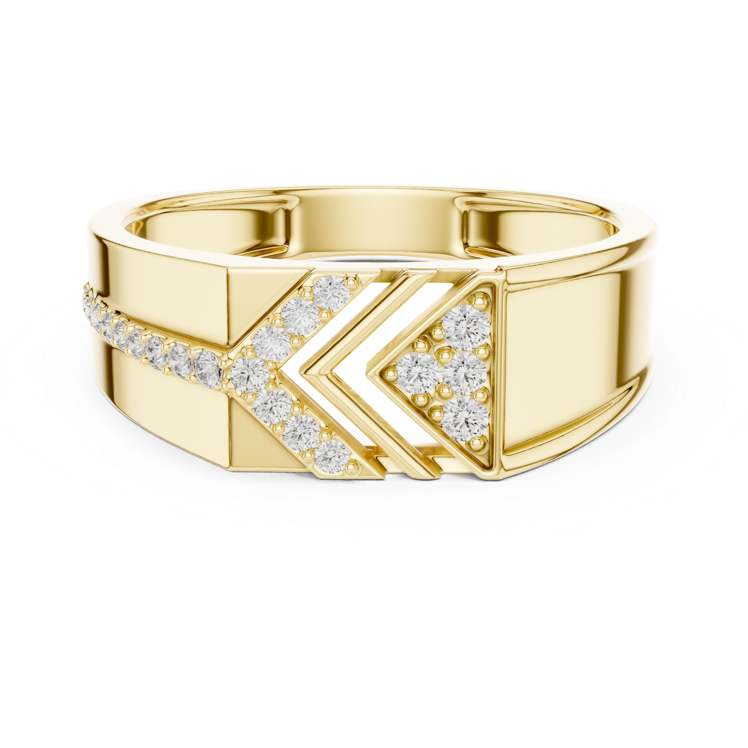 KM0219 Yellow Gold View 4