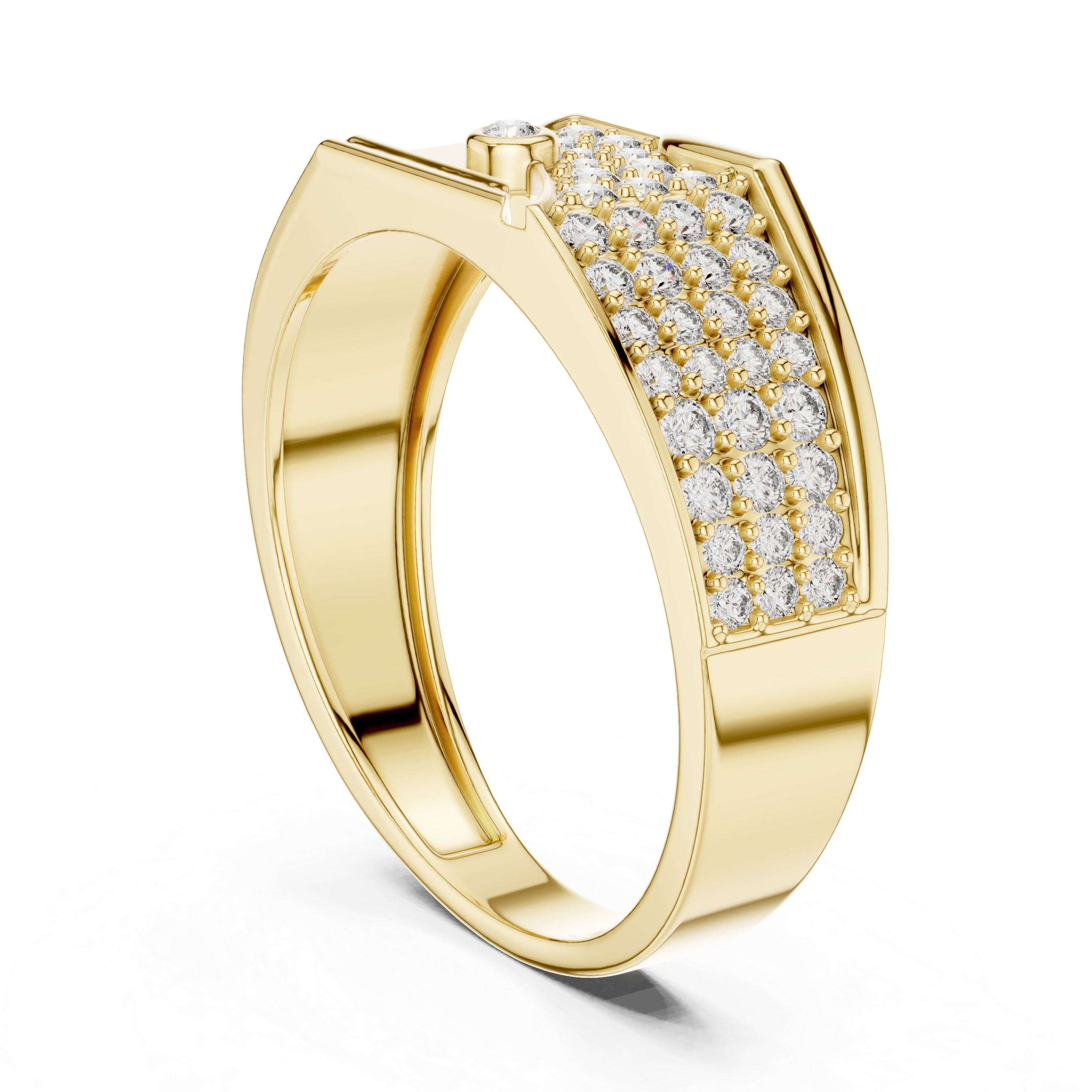 KM0220 Yellow Gold View 1