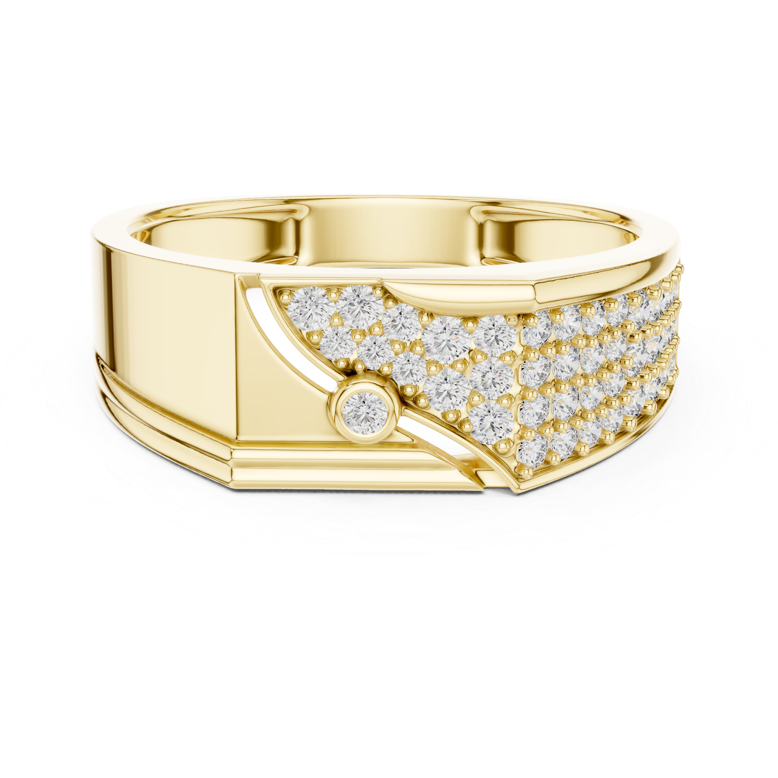 KM0220 Yellow Gold View 4