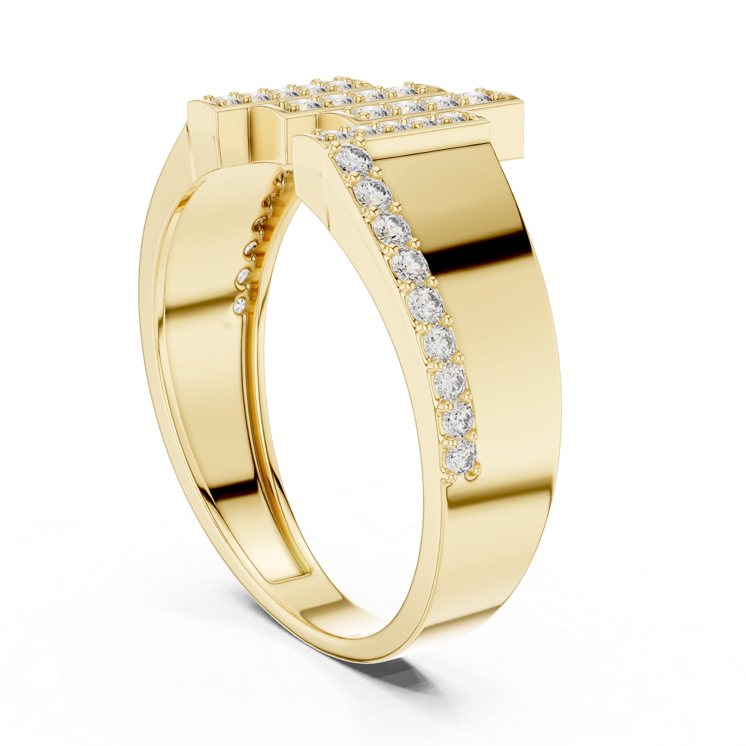 KM0221 Yellow Gold View 1