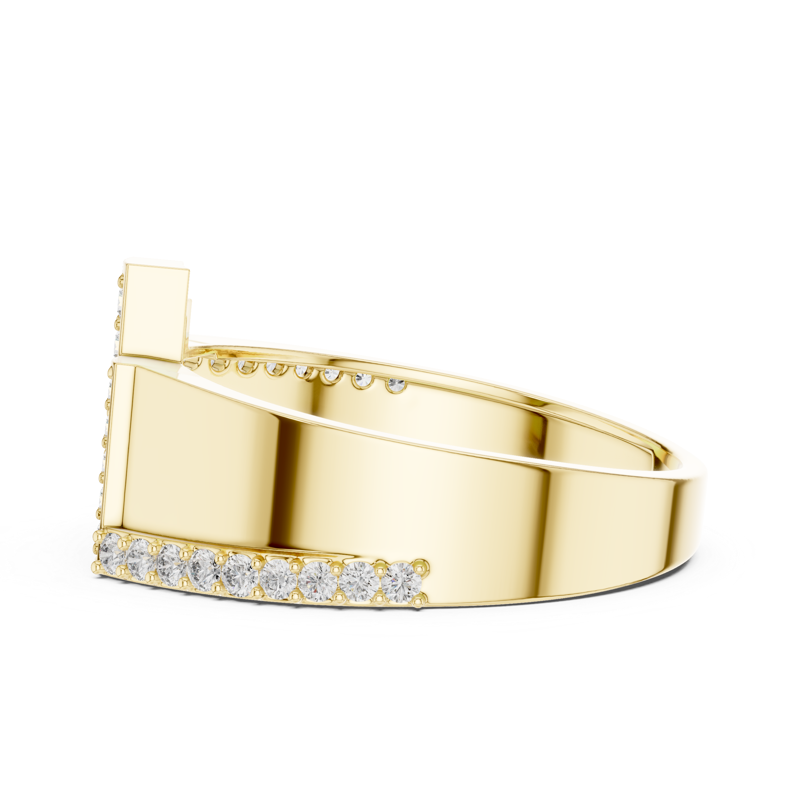 KM0221 Yellow Gold View 3