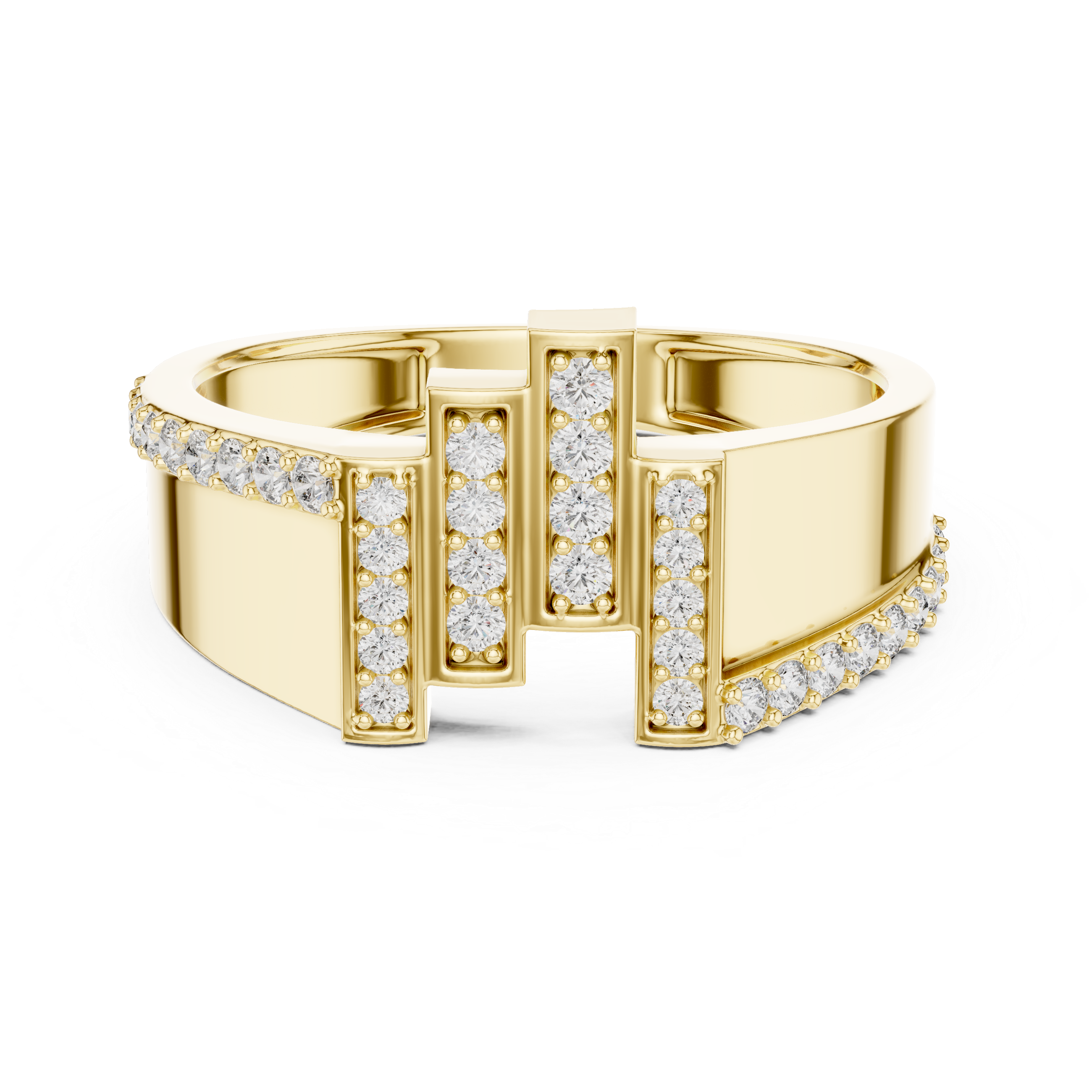 KM0221 Yellow Gold View 4