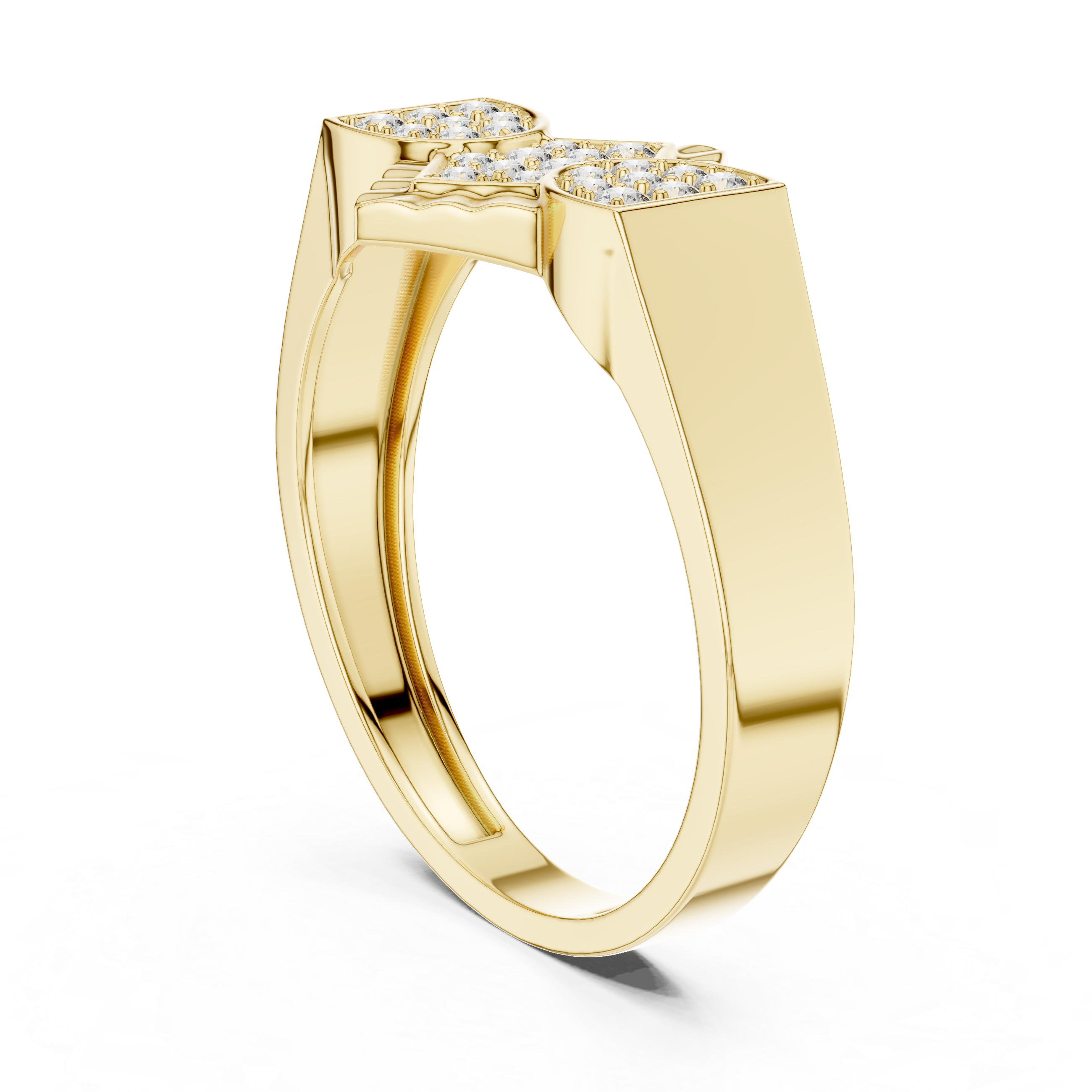 KM0196 Yellow Gold View 1