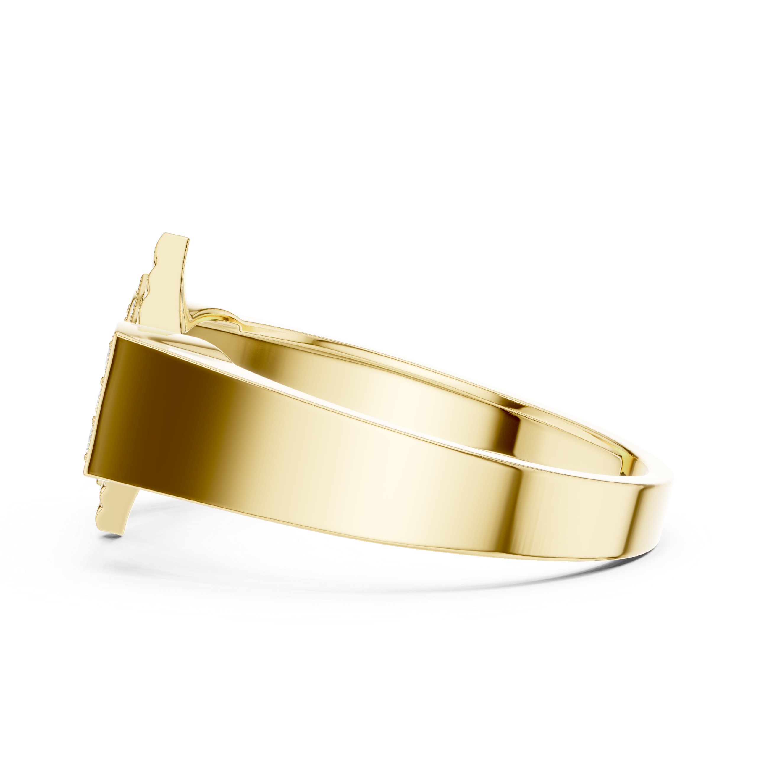 KM0196 Yellow Gold View 3