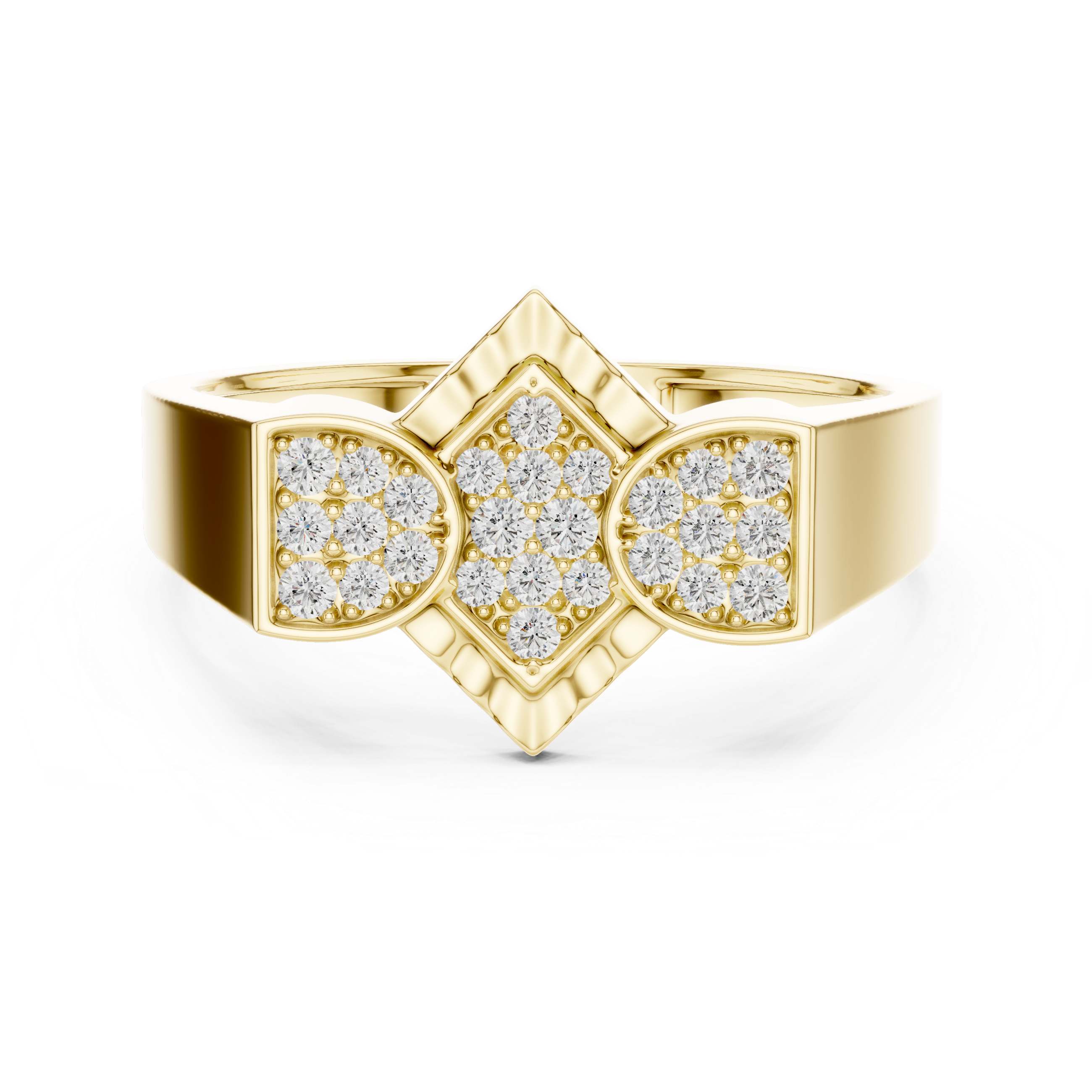 KM0196 Yellow Gold View 4
