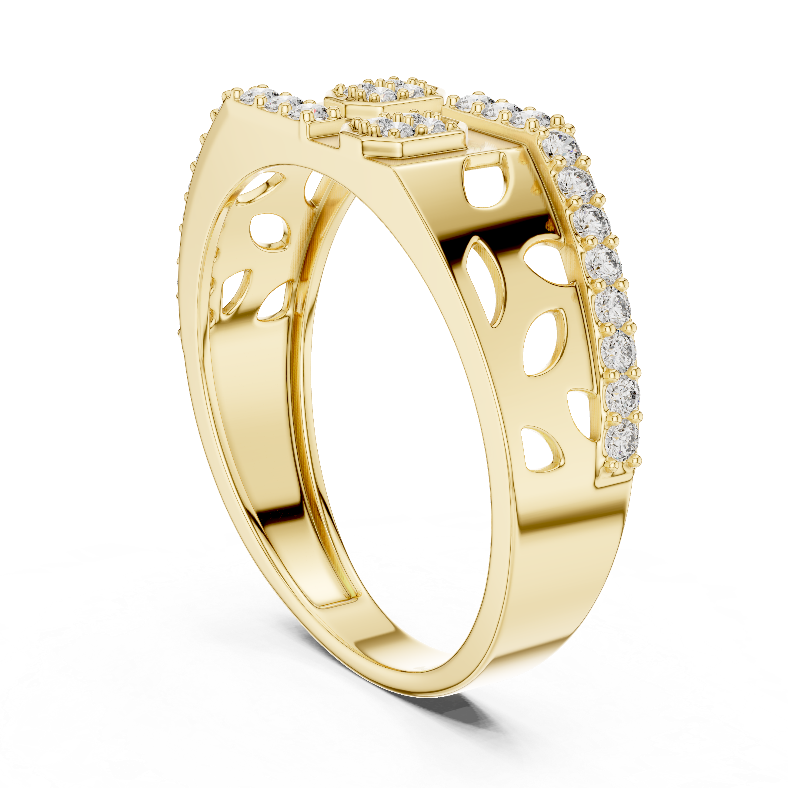KM0223 Yellow Gold View 1