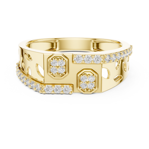 KM0223 Yellow Gold View 4