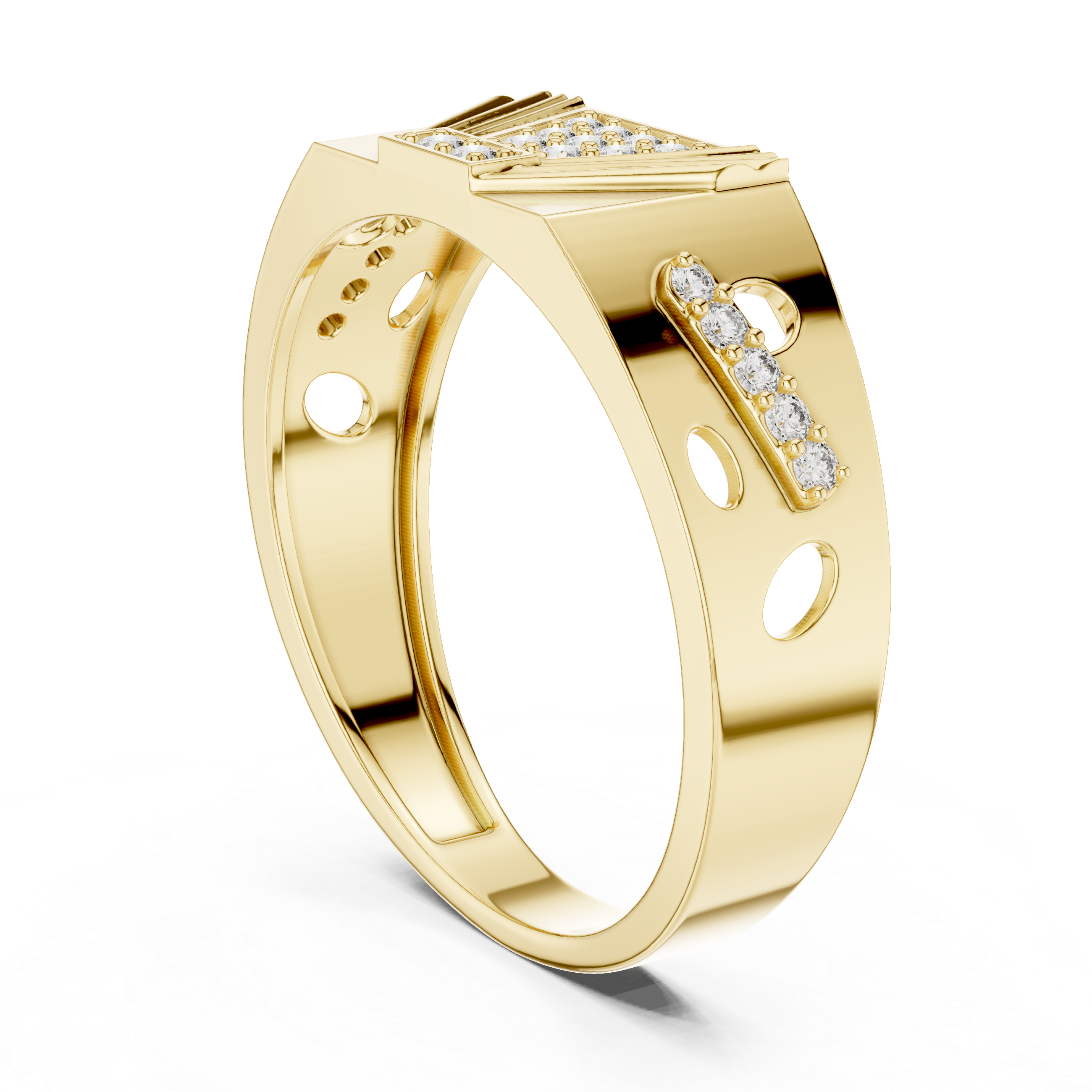 KM0224 Yellow Gold View 1