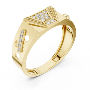 KM0224 Yellow Gold View 2