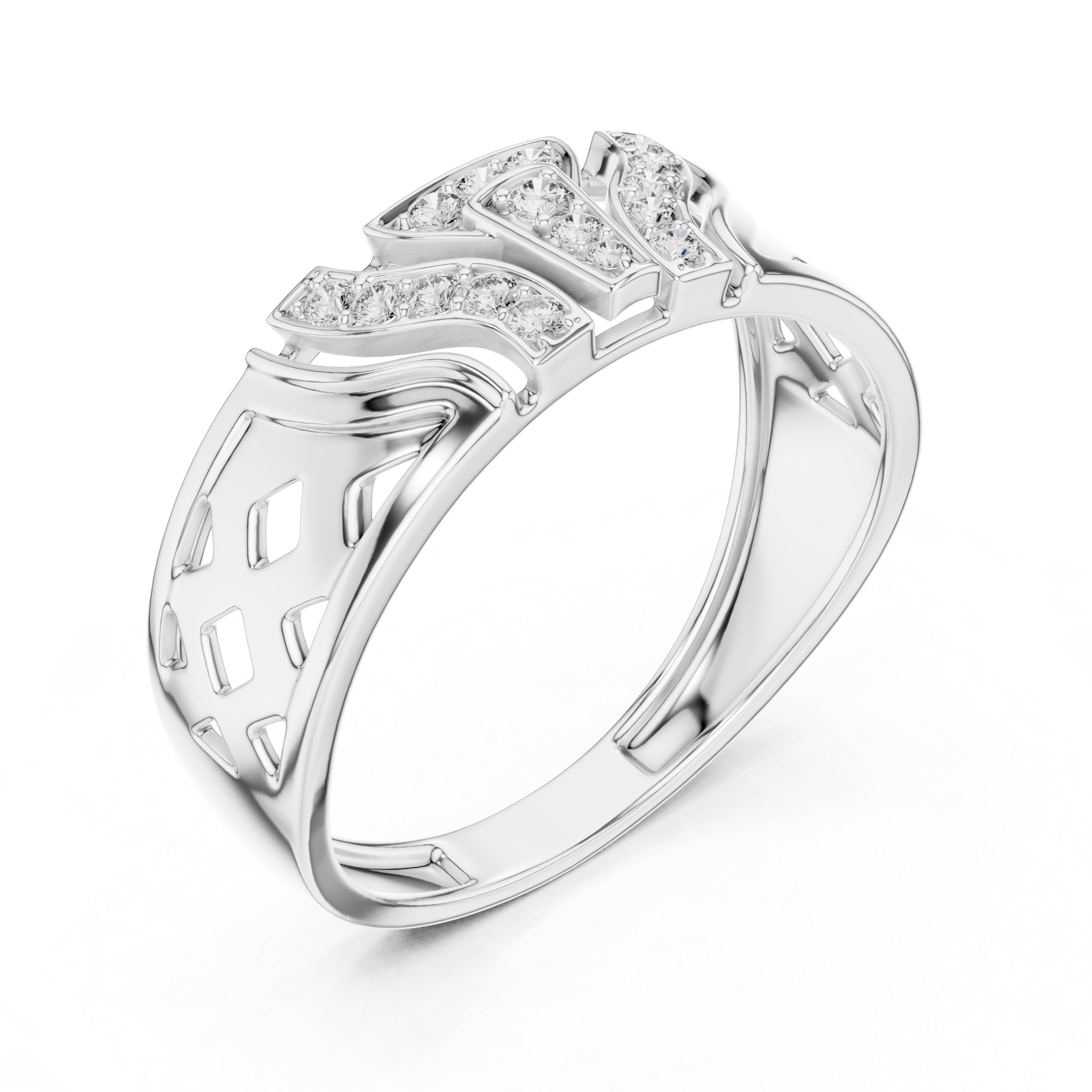 KM0225 White Gold View 2