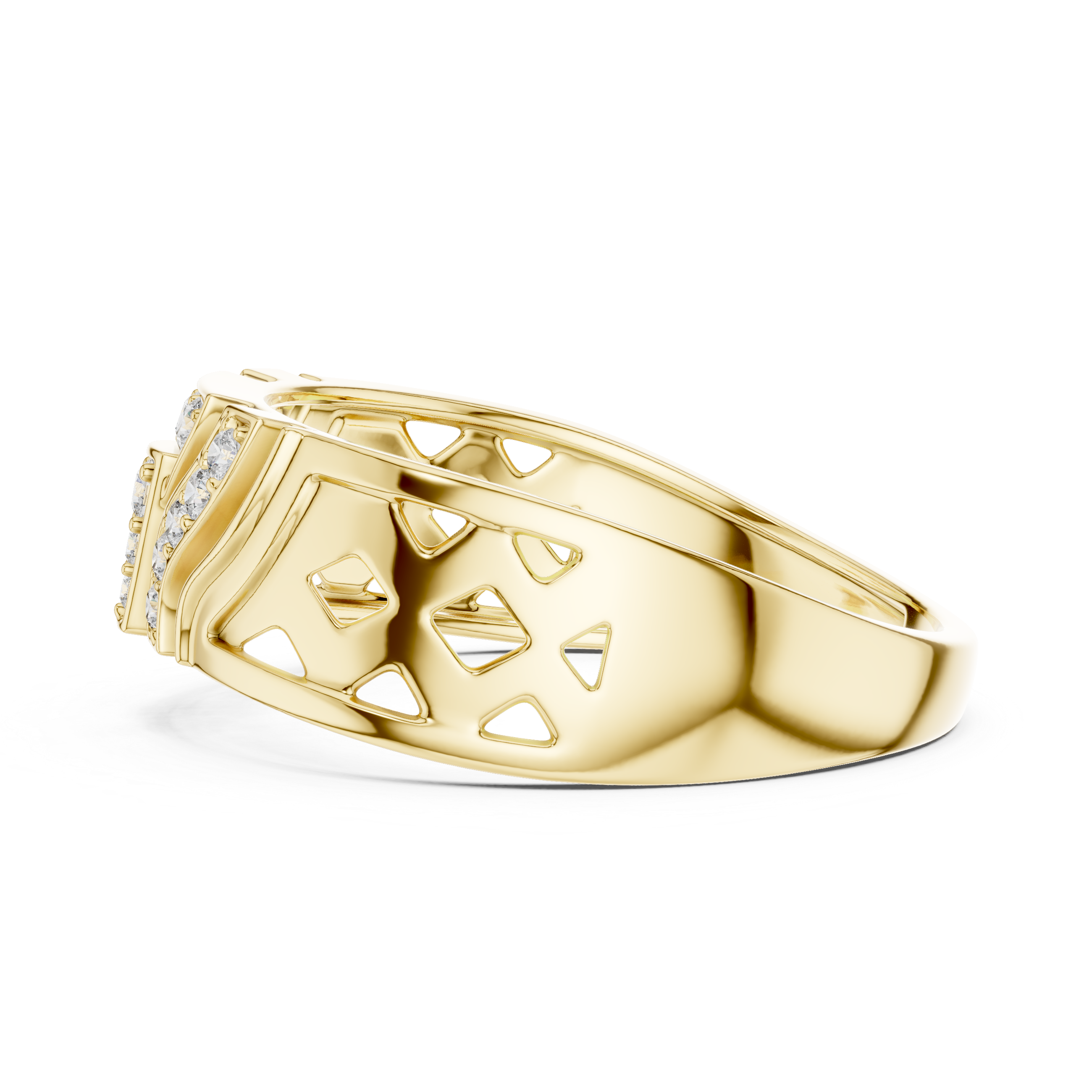 KM0225 Yellow Gold View 3