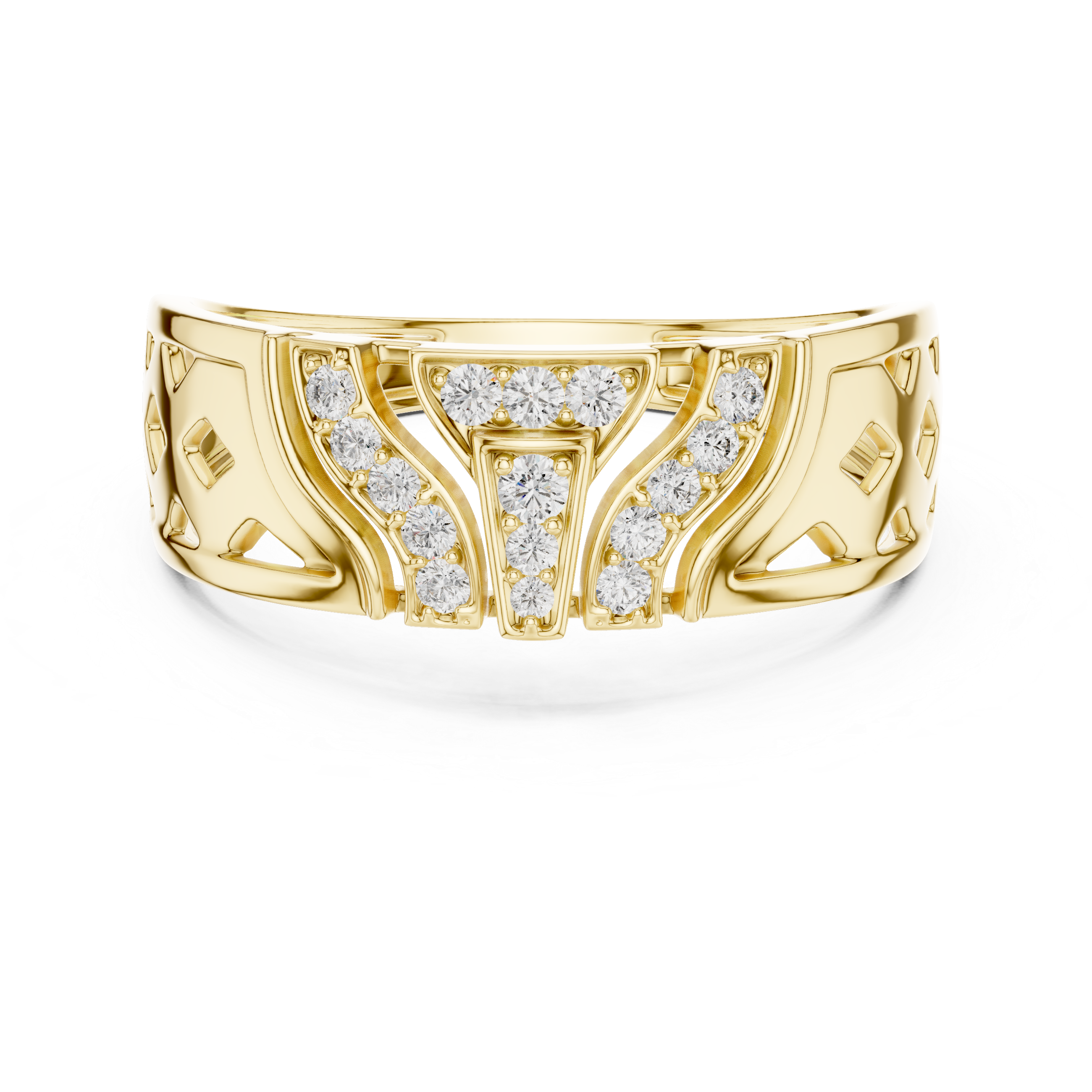 KM0225 Yellow Gold View 4