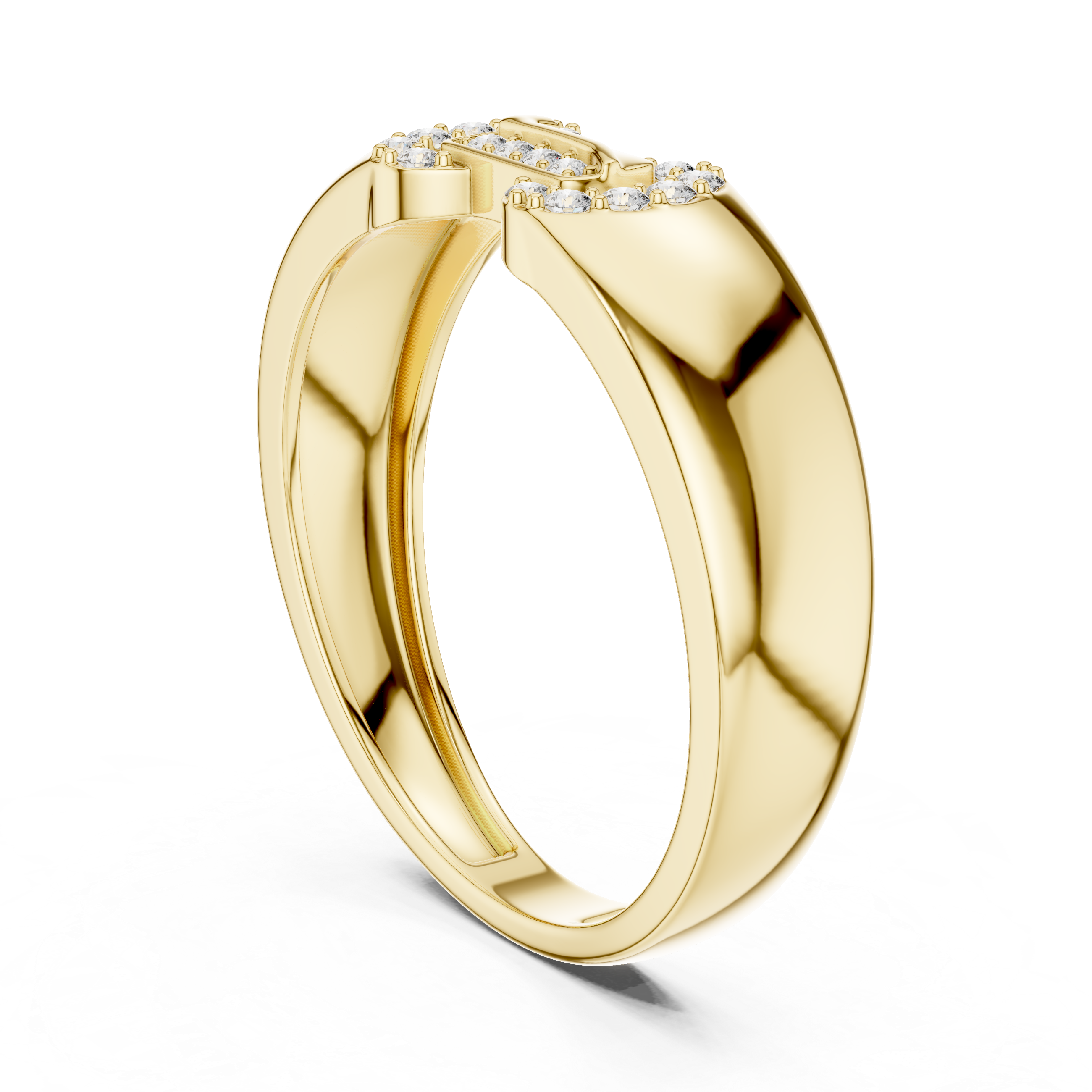 KM0226 Yellow Gold View 1