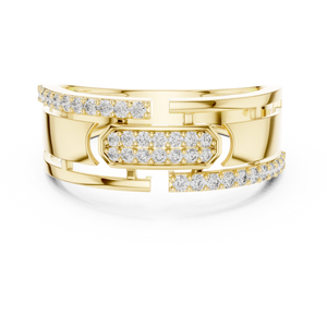 KM0199 Yellow Gold View 4