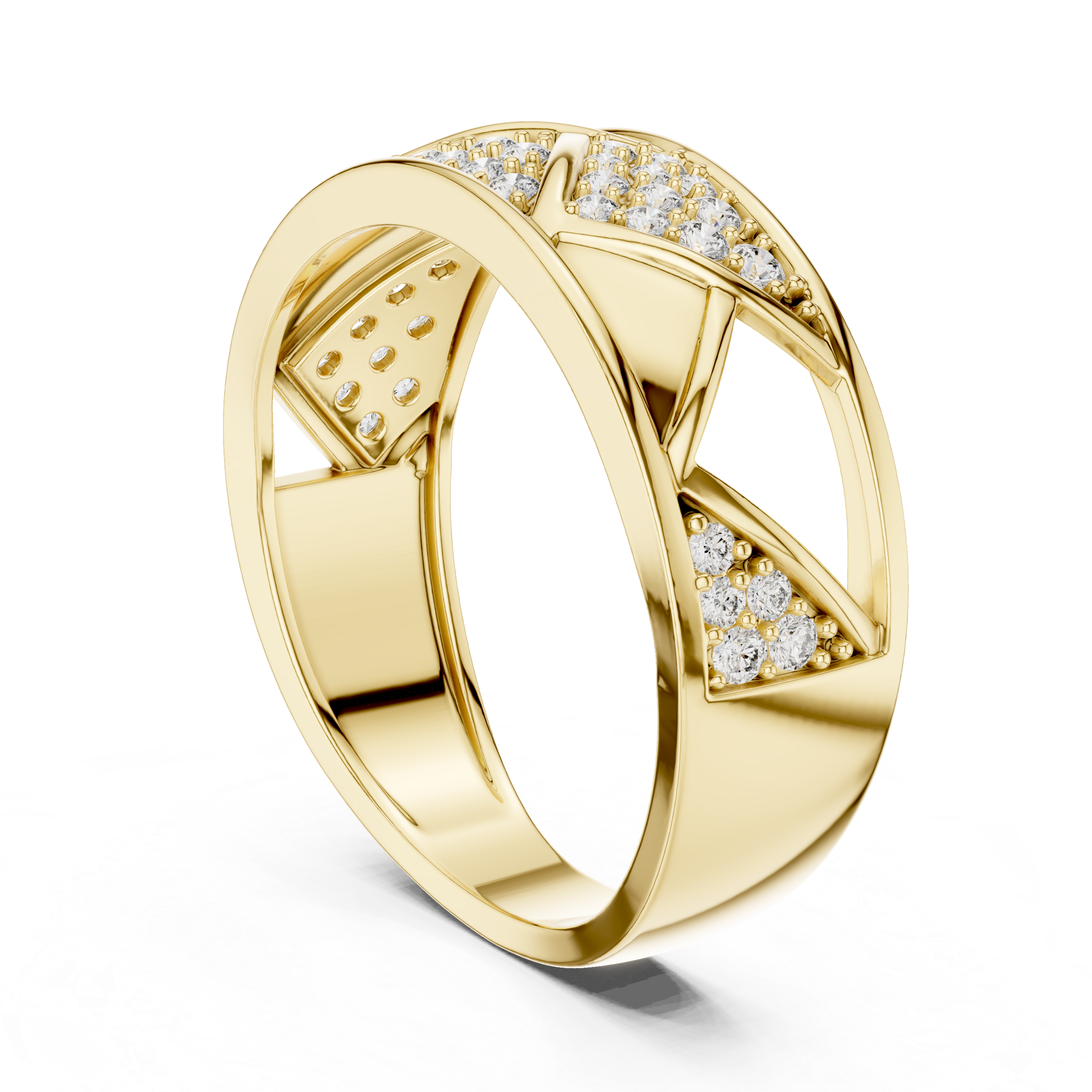 KM0200 Yellow Gold View 1