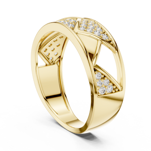 KM0200 Yellow Gold View 1