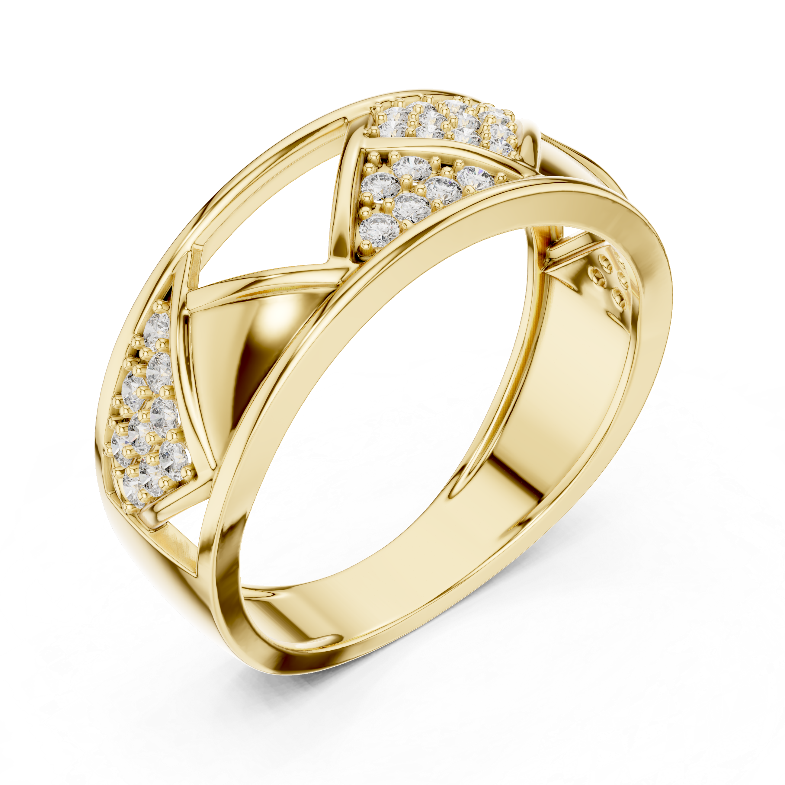 KM0200 Yellow Gold View 2