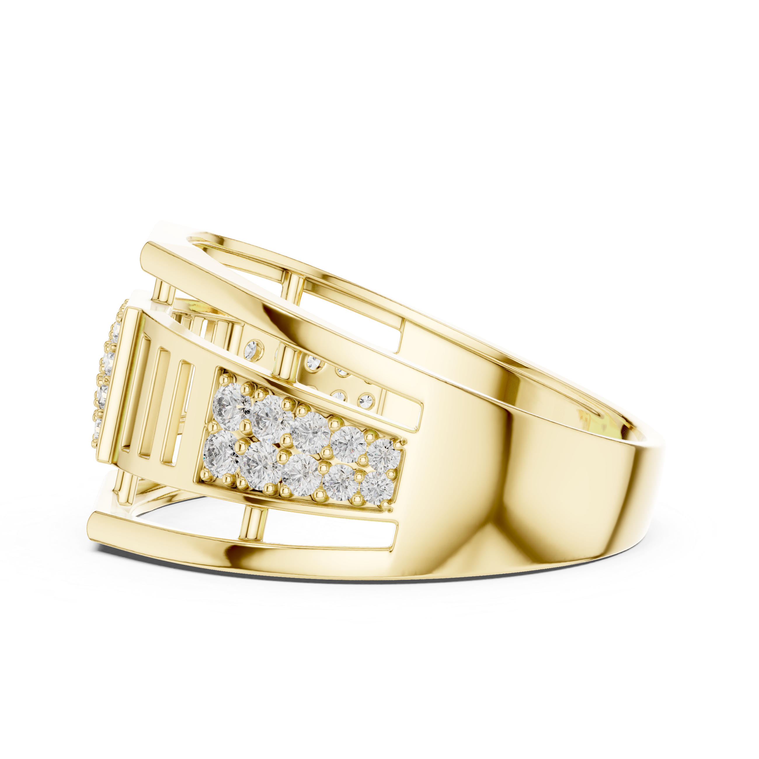 KM0201 Yellow Gold View 3