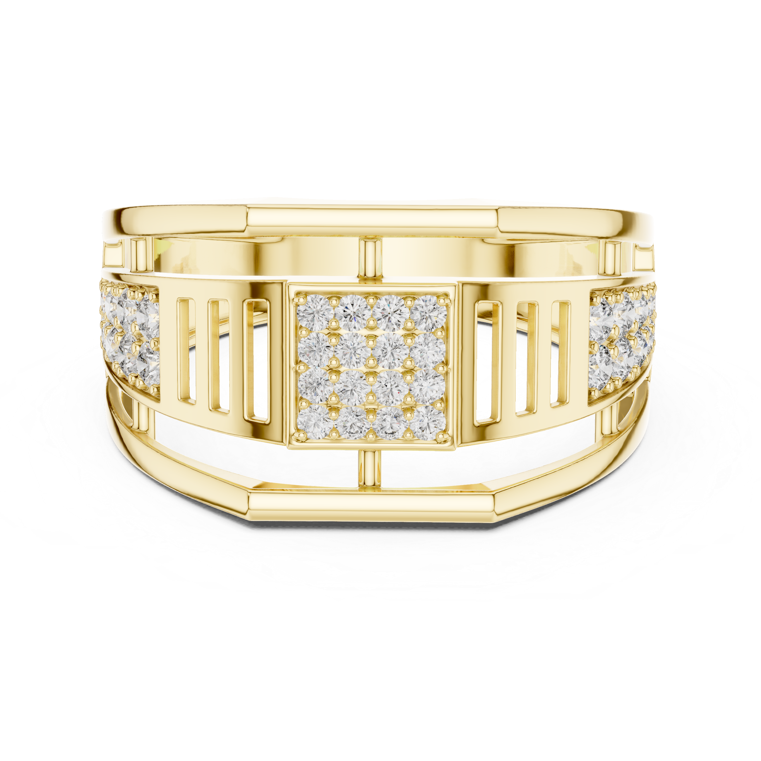 KM0201 Yellow Gold View 4