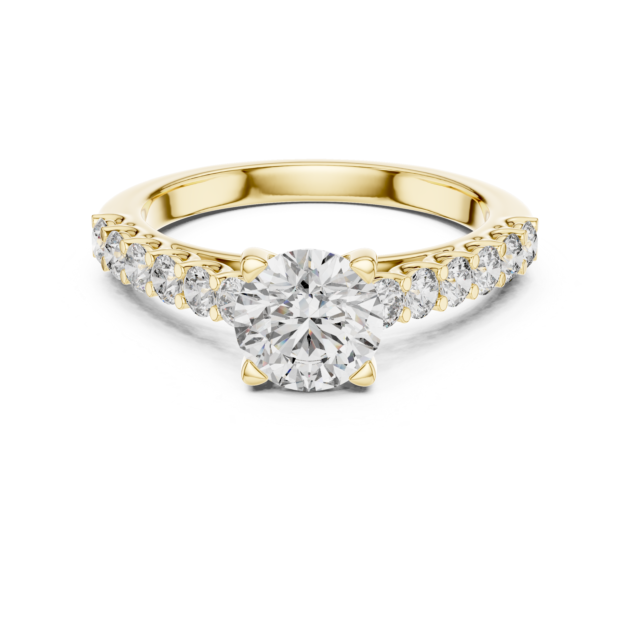 KM0034 Yellow Gold View 4